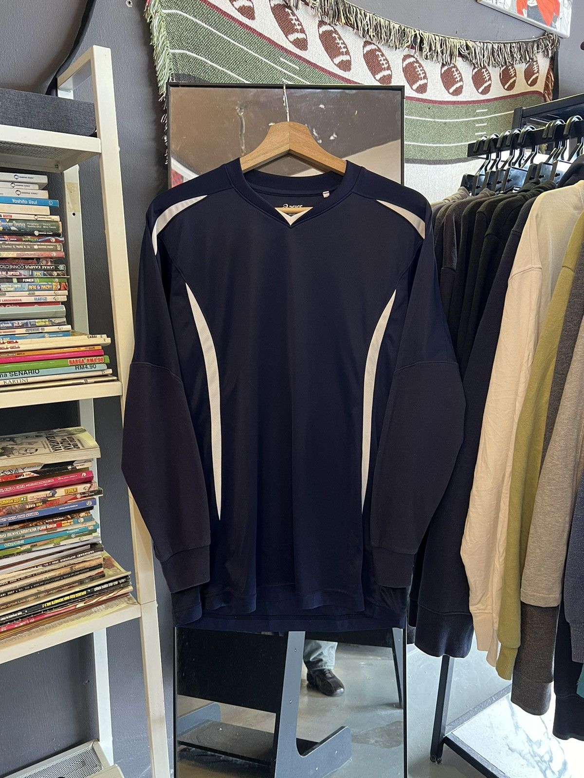 Asics × Vintage Asics Longsleeves Jersey Size US M / EU 48-50 / 2 - 2 Thumbnail