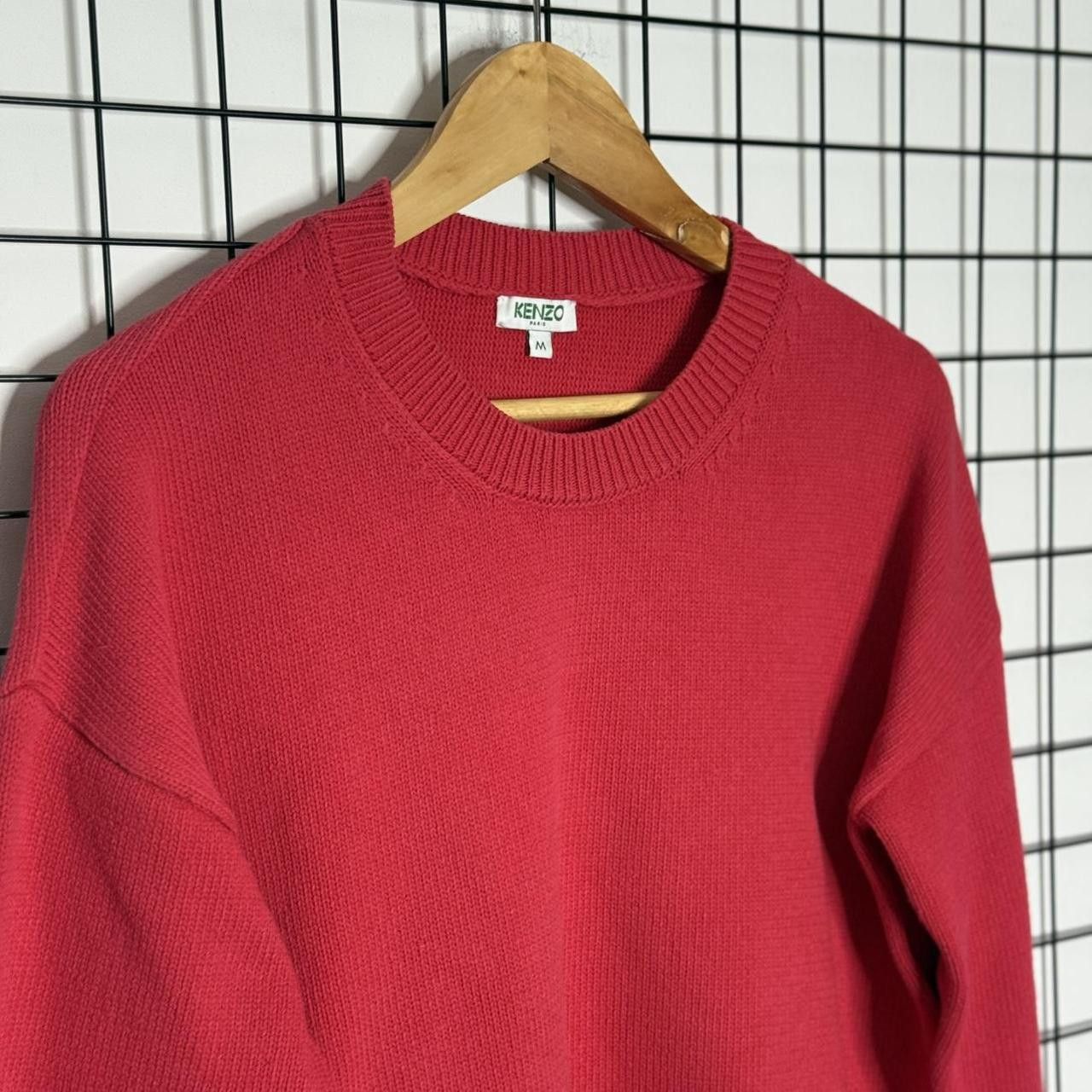 Kenzo Kenzo Sweater Jumper Red Printed Back Size US M / EU 48-50 / 2 - 3 Thumbnail