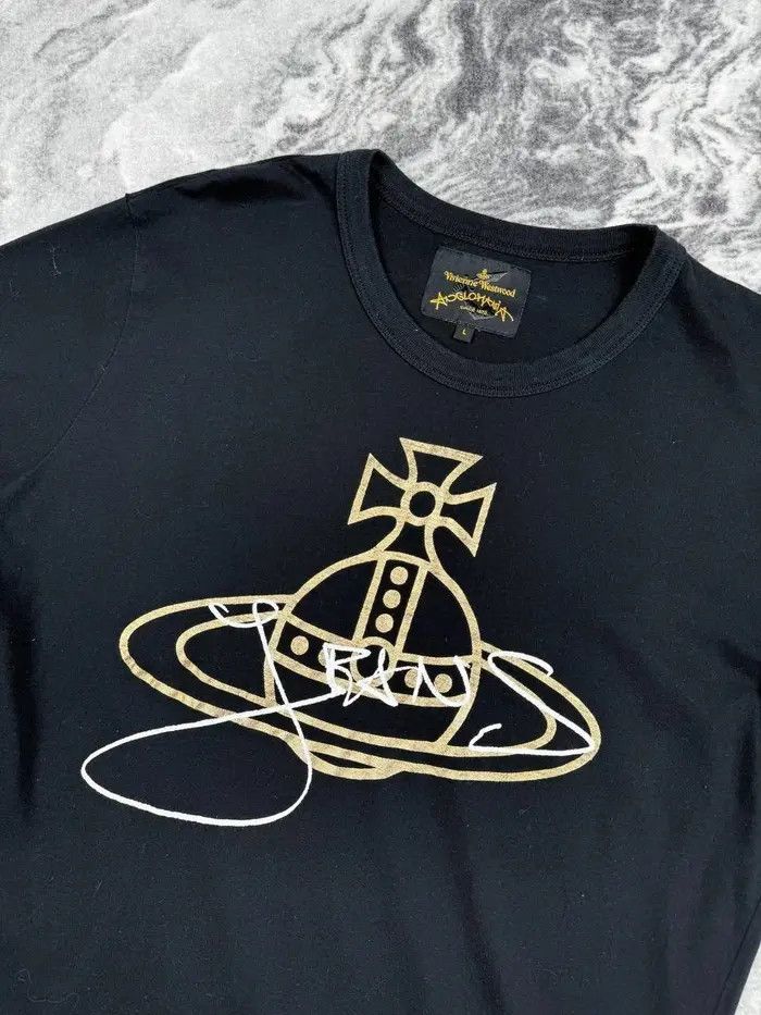 Vivienne Westwood Vivienne Westwood Classic T-Shirt Gold Foil Jeans Orb Big Size US L / EU 52-54 / 3 - 2 Thumbnail