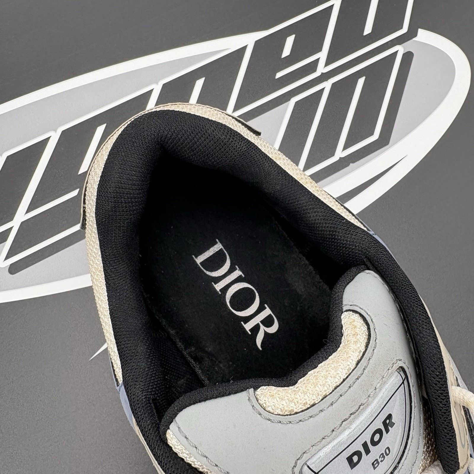 Dior Dior B30 Reflective Sneaker ' Beige Blue ' | SUPER CLEAN Size US 11 / EU 44 - 12 Thumbnail