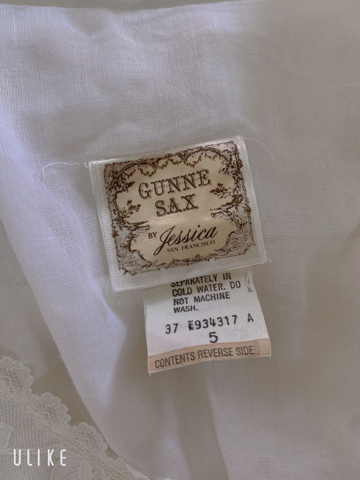 Vintage Gunne sax vintage 70's prairie wedding dress Size XXS / US 00 / IT 34 - 8 Thumbnail