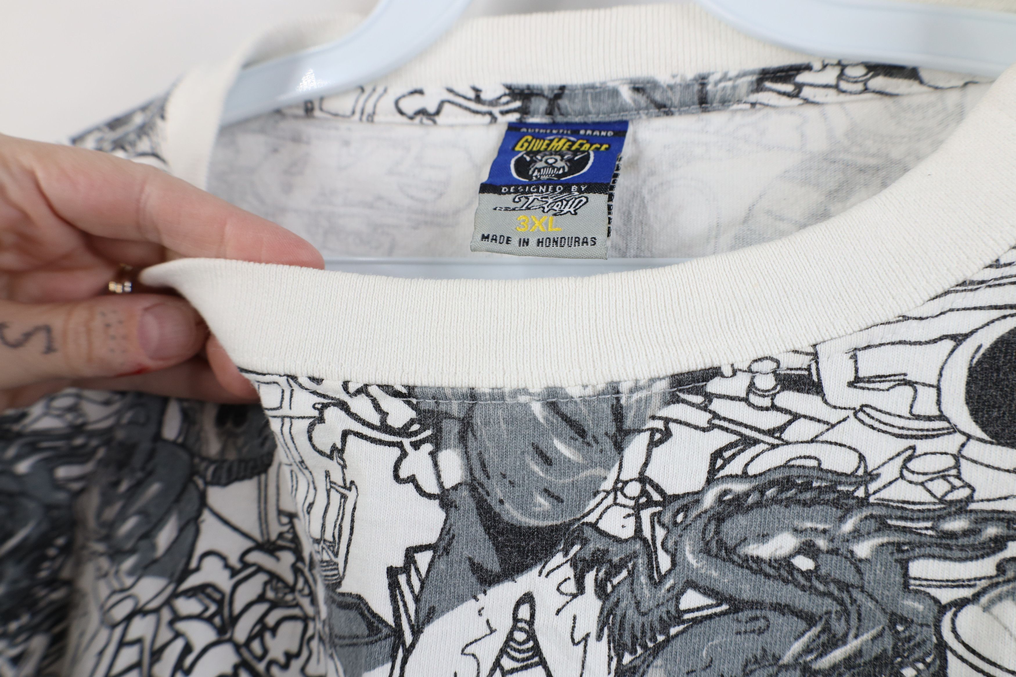 Vintage Vintage Y2K Streetwear Smalls Andre All Over Print T-Shirt Size US XXL / EU 58 / 5 - 8 Thumbnail