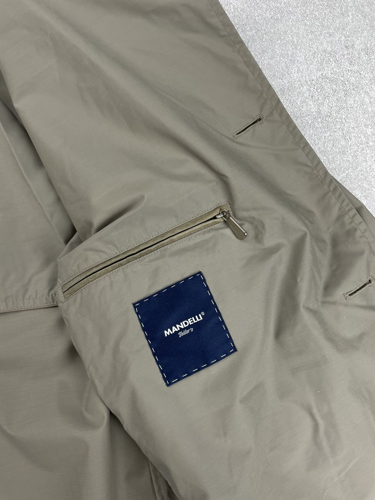 Mandelli Enrico Mandelli Nylon Trench Coat Men’s Size 58 Size US XXL / EU 58 / 5 - 7 Thumbnail