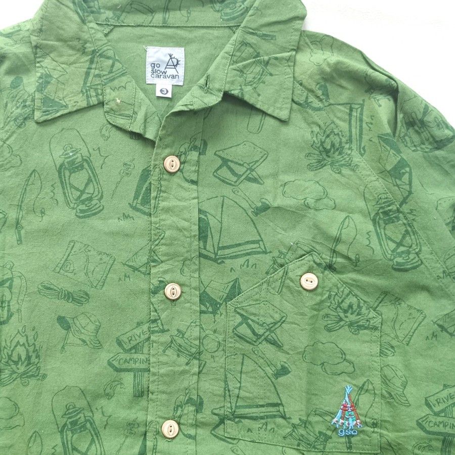 go slow caravan go slow caravan japan casual open collar AOP shirt Size US L / EU 52-54 / 3 - 2 Thumbnail