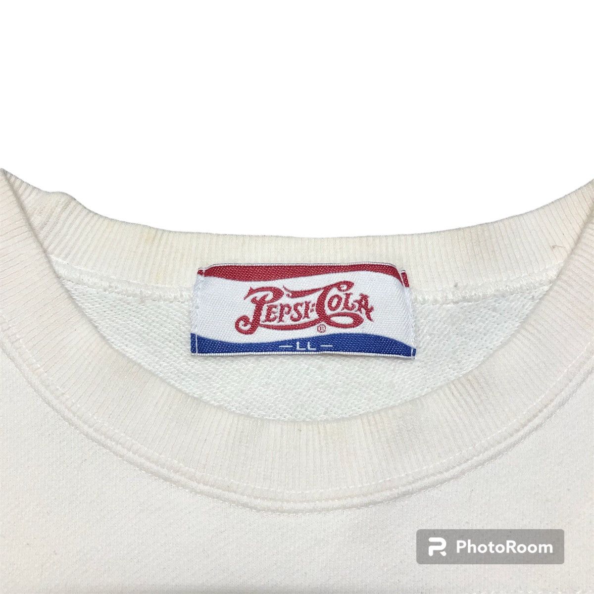 Coca Cola × Pepsi × Vintage Rare‼️🔥Vintage Pepsi-Cola Embroidery Big SpellOut Sweatshirt Size US XL / EU 56 / 4 - 4 Thumbnail