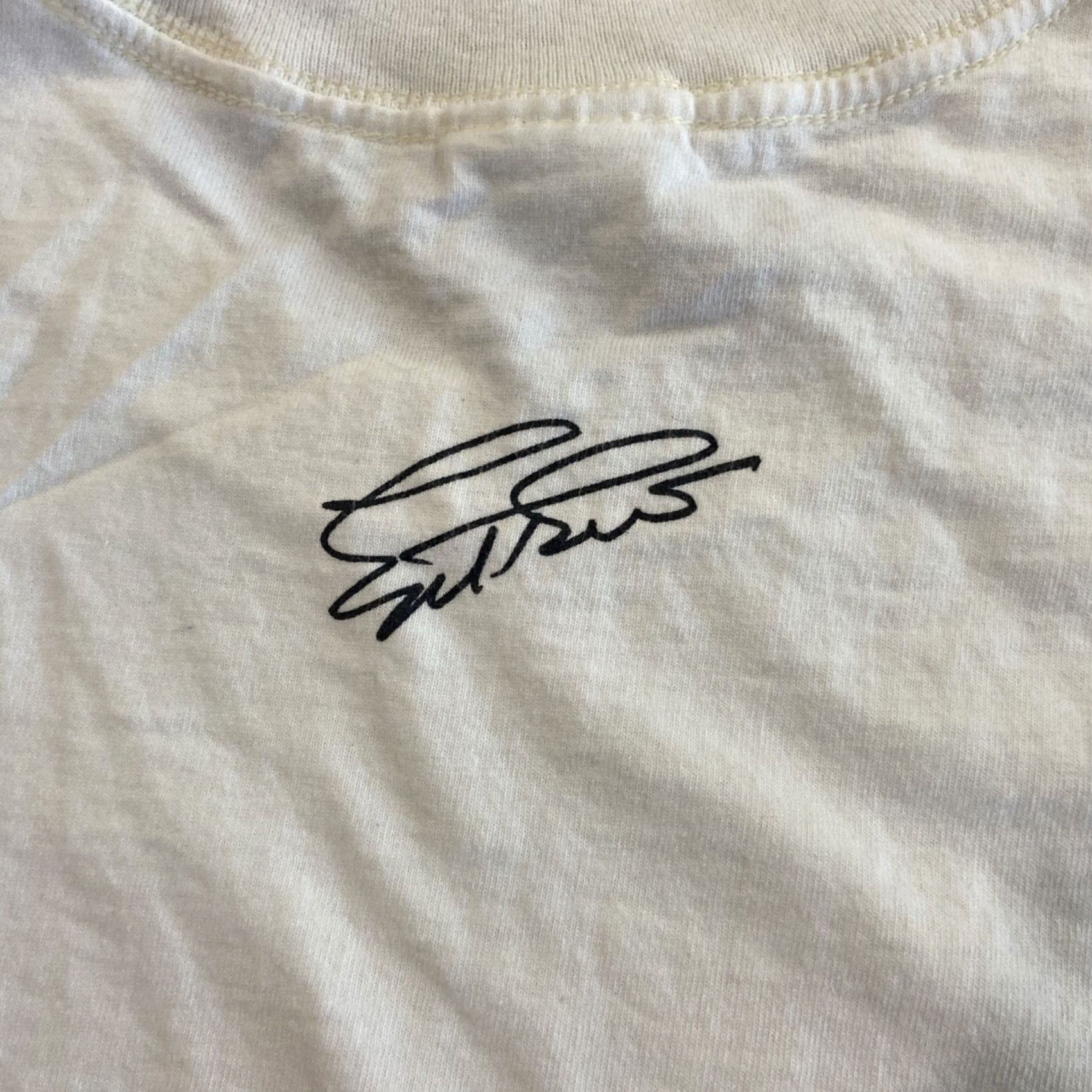 Fruit Of The Loom VINTAGE 2002 Engelbert Humperdinck definition of love T Shirt Large Mens White Cotton 1990s Fruit of the Loom Regular Size L Size US L / EU 52-54 / 3 - 7 Thumbnail
