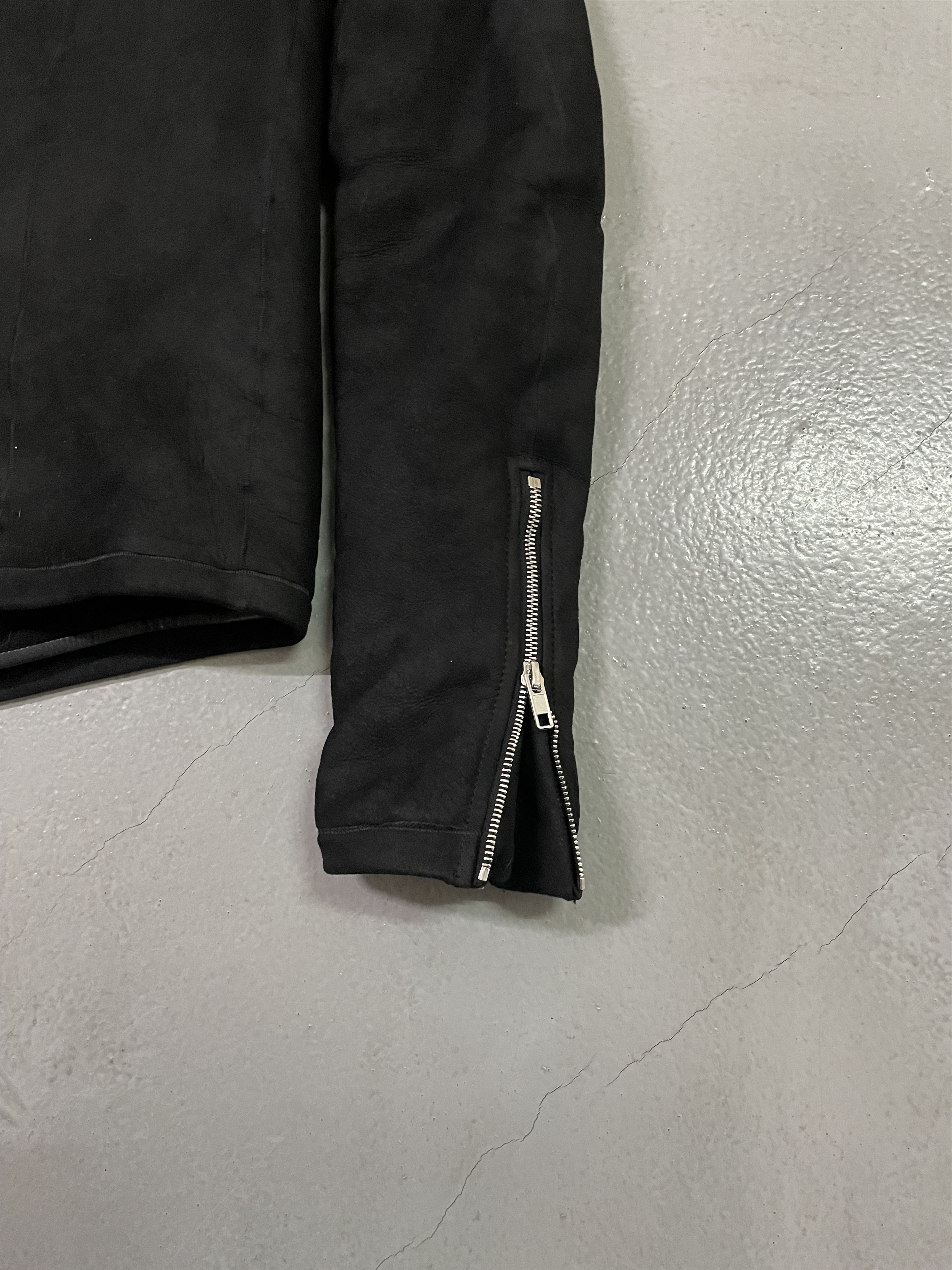 Rick Owens Rick Owens Blistered Lamb Leather Shearling Bauhaus Jacket Size US S / EU 44-46 / 1 - 6 Thumbnail