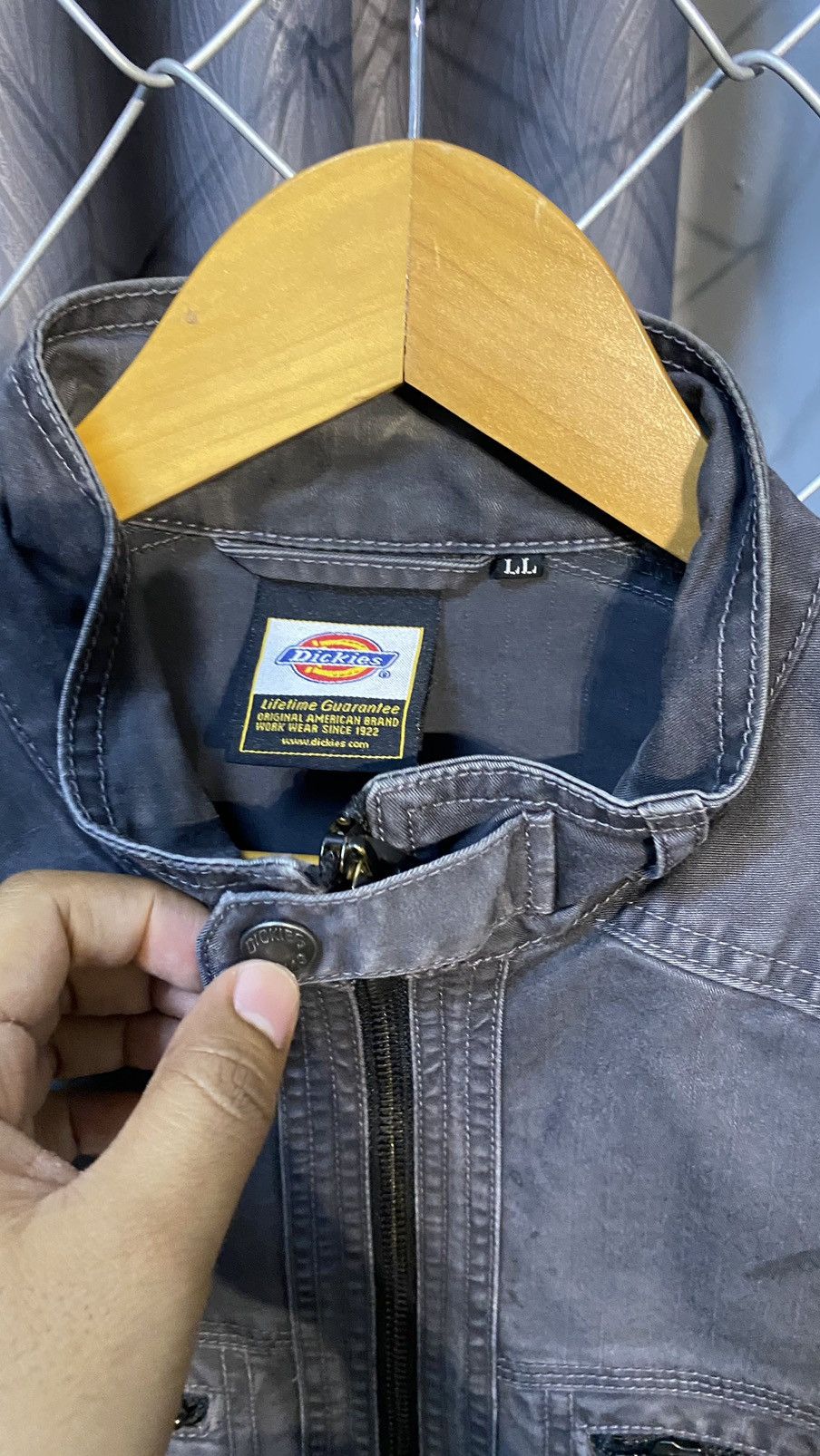Dickies × Vintage DICKIES RACING JACKET GREY MEDIUM Size US M / EU 48-50 / 2 - 7 Thumbnail