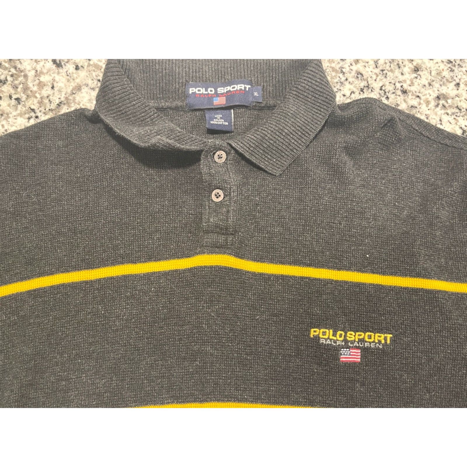 Polo Ralph Lauren Polo Ralph Lauren Sport Shirt Extra Large Long Sleeve Rugby Shirt Striped Size US XL / EU 56 / 4 - 3 Thumbnail