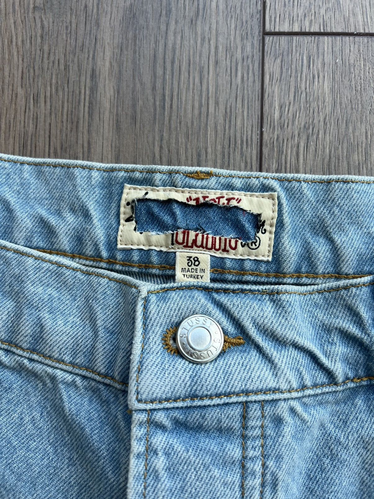 Stussy Stussy New Classic Denim Jean Light Blue 38 Size US 38 / EU 54 - 3 Thumbnail