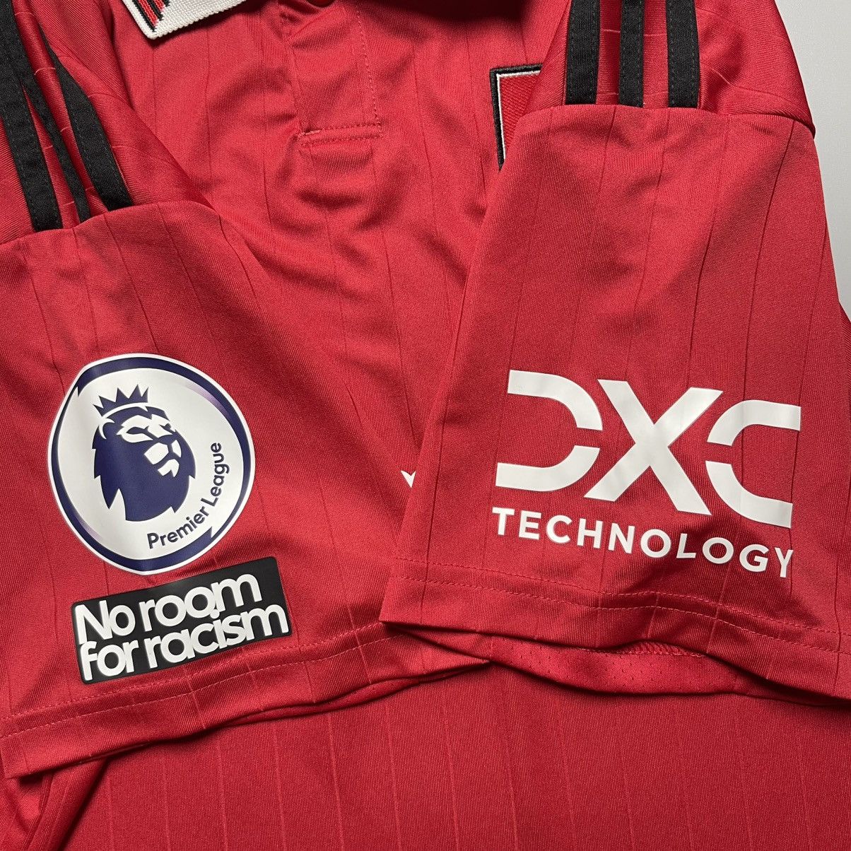 Vintage MAN UNITED ADIDAS 2022/2023 SOCCER HOME JERSEY #14 ERIKSEN Size US L / EU 52-54 / 3 - 7 Thumbnail