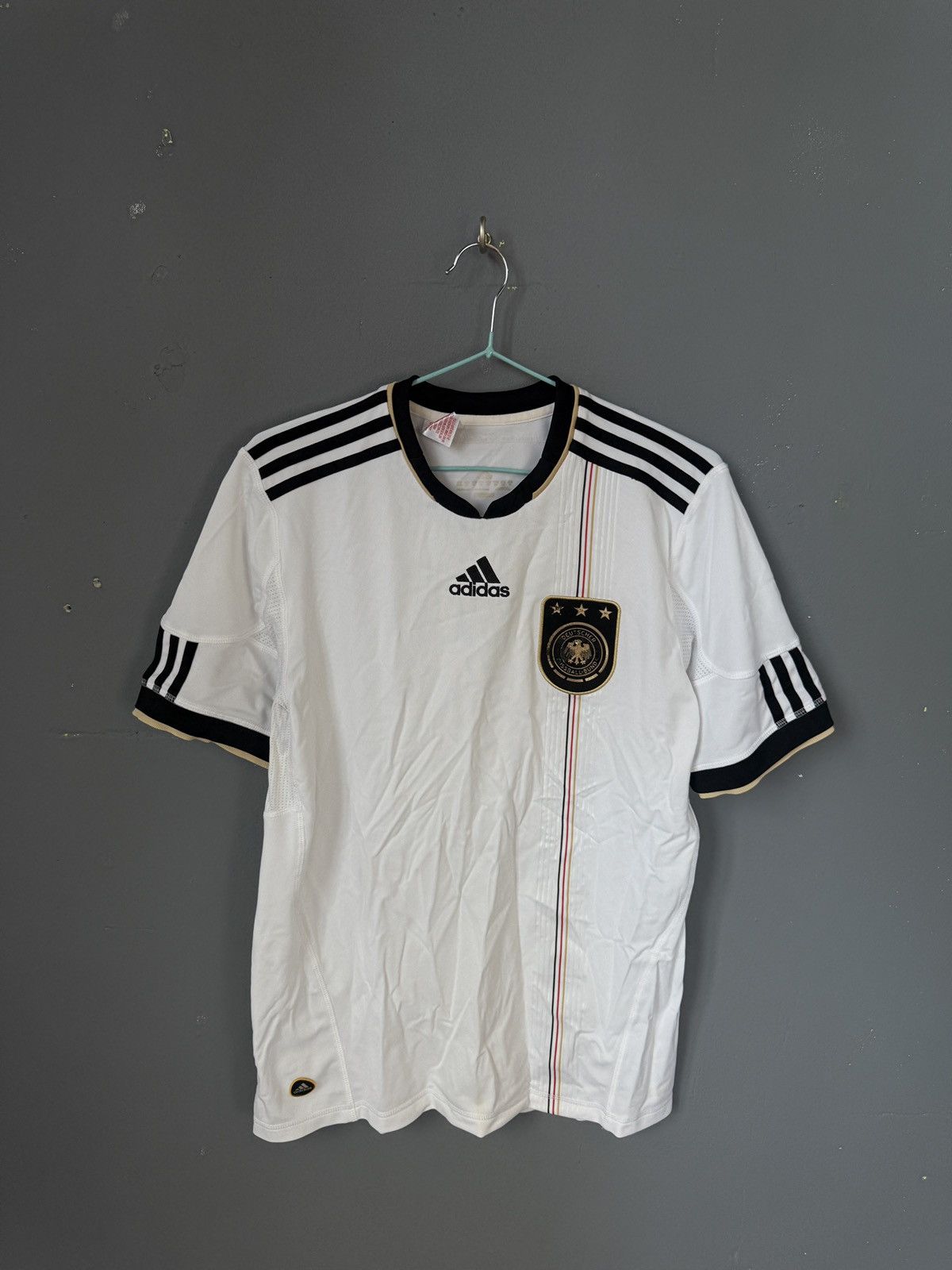 Adidas Vintage 2009 Adidas Germany Soccer Jersey Size US M / EU 48-50 / 2 - 1 Thumbnail