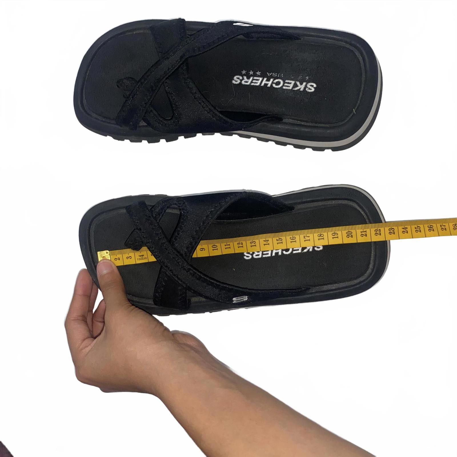 SKECHERS Y2k Skechers Black Chunky Sandals 5 Size US 5 / IT 35 - 4 Thumbnail