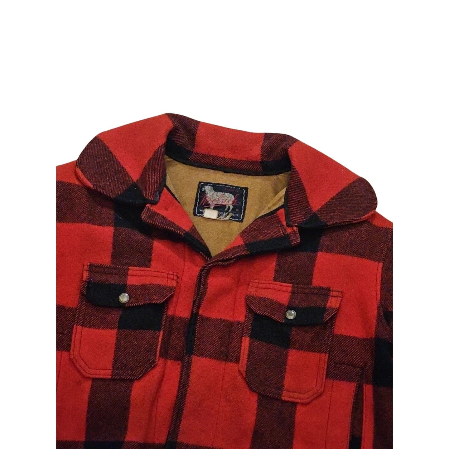 Woolrich Woolen Mills 1950s Woolrich Buffalo Plaid Mackinaw Jacket (Size 40) Size US M / EU 48-50 / 2 - 6 Thumbnail