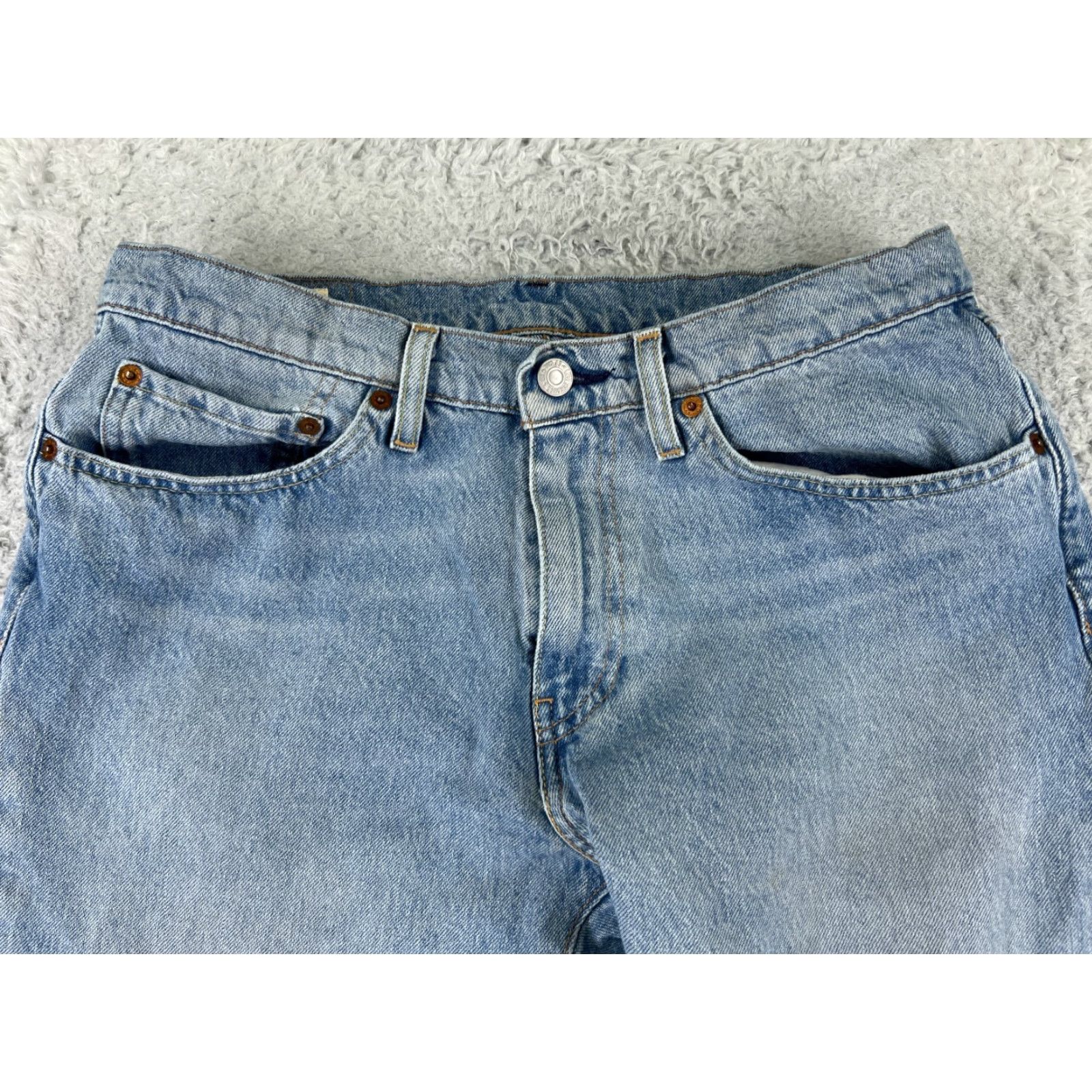 Levi's Levi's Jeans Blue Denim 541 30x27 Premium 31 Adult Regular Cotton 5-Pocket Distressed Stretch Vintage? N/A Size US 31 - 4 Thumbnail