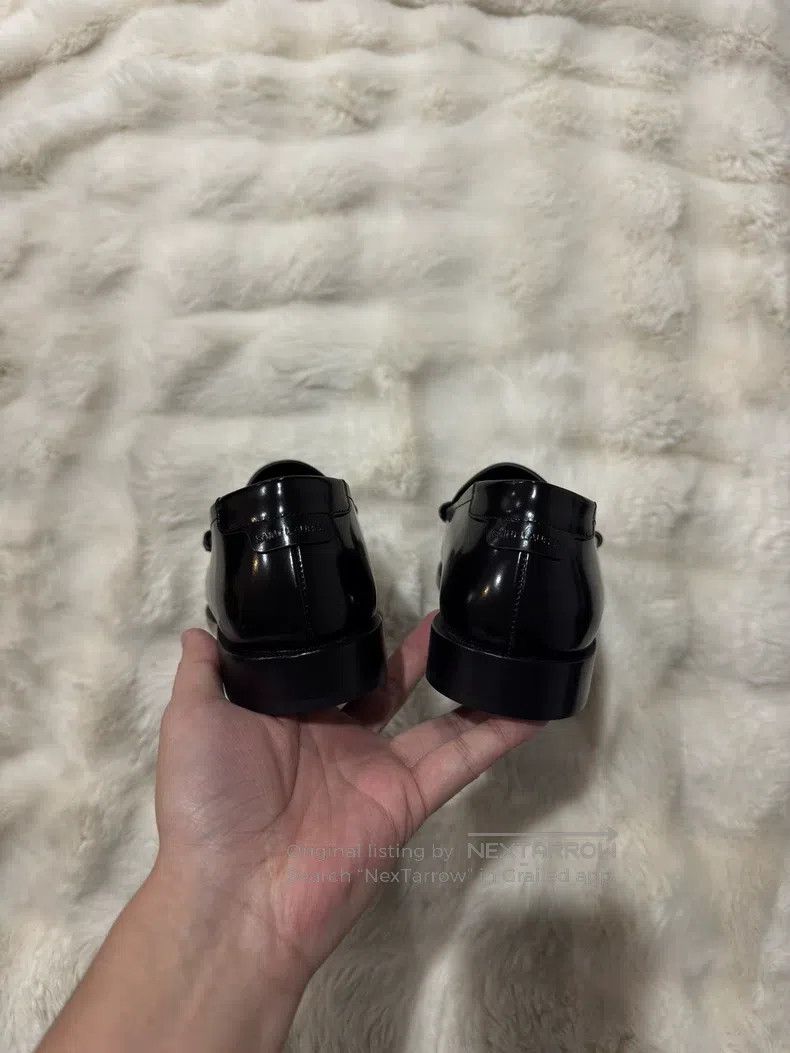 Saint Laurent Paris Saint Laurent Paris Logo Men's Loafers Size US 9 / EU 42 - 9 Thumbnail