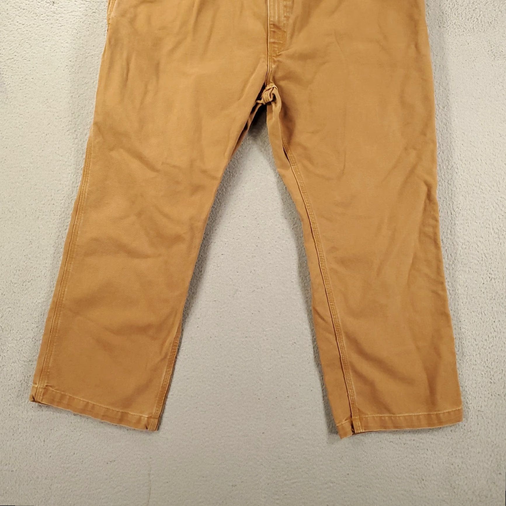 Carhartt Carhartt Canvas Pants Mens 46x30 Brown Relaxed Fit Carpenter 100097 211 Size US 30 / EU 46 - 3 Thumbnail
