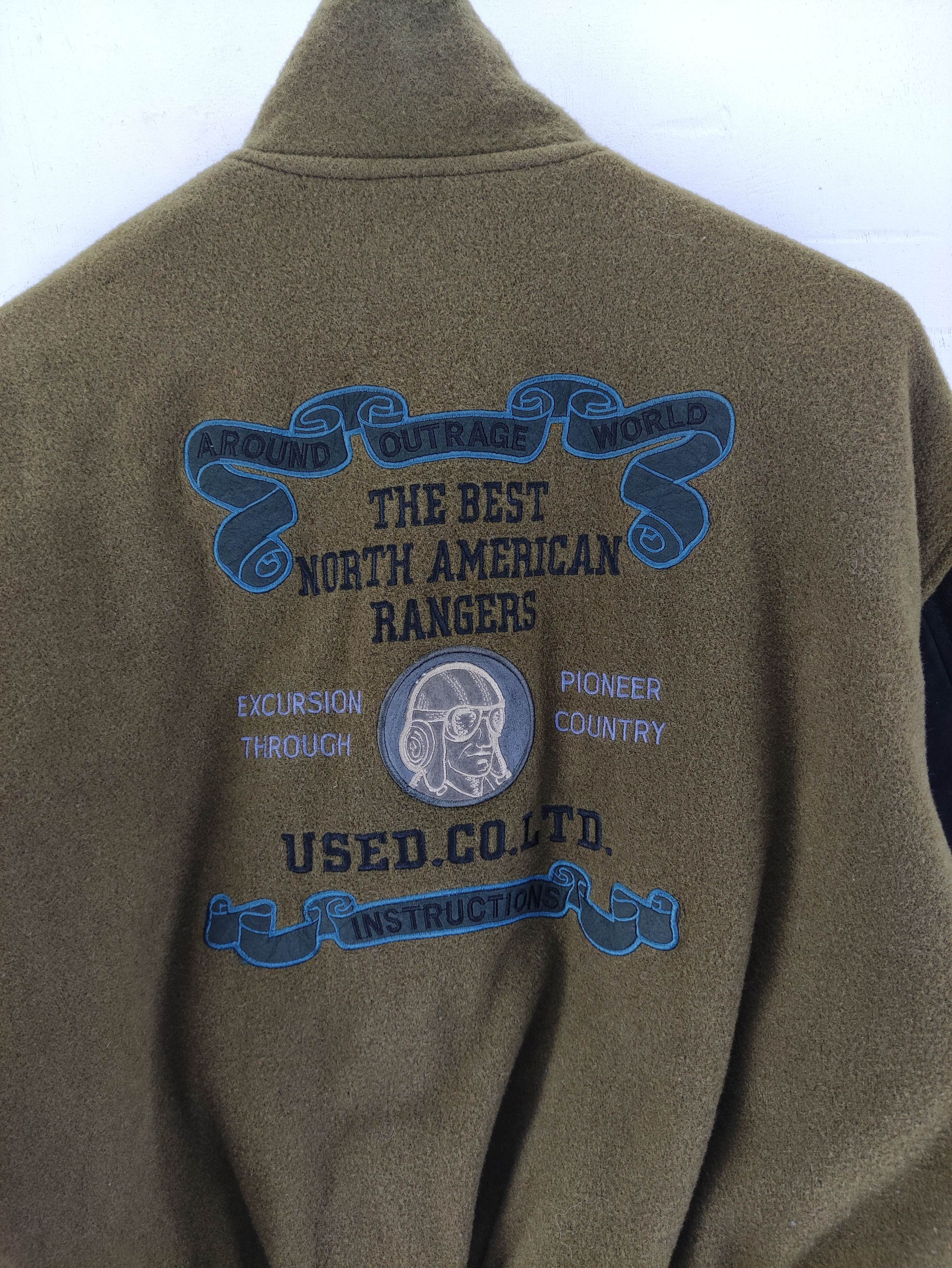 Vintage Varsity Wool Jacket Sleeve Leather Cow