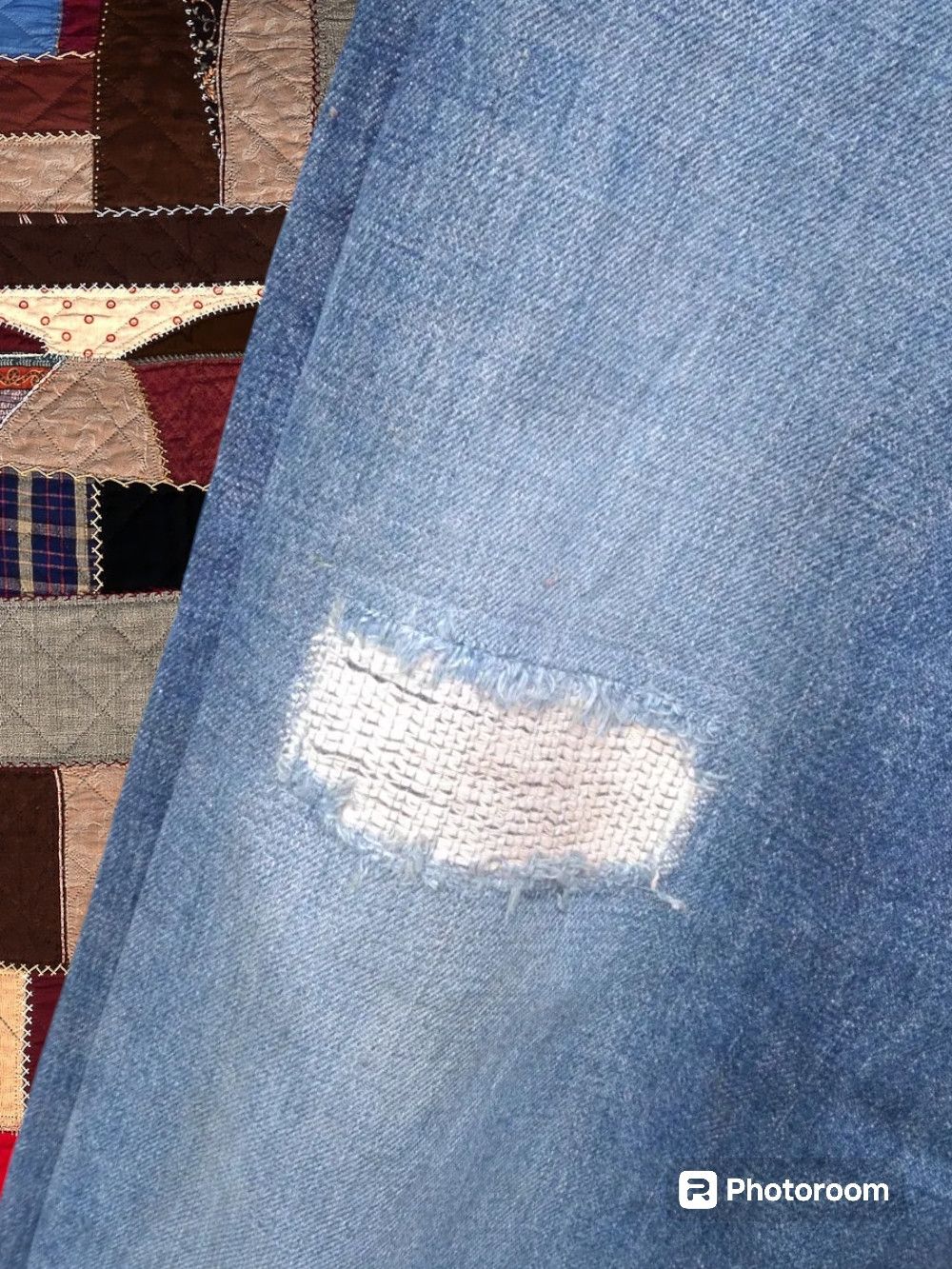 Edwin × If Six Was Nine VINTAGE EDWIN 505 SELVEDGE JEANS JAPAN DISTRESSED Size US 30 / EU 46 - 4 Thumbnail