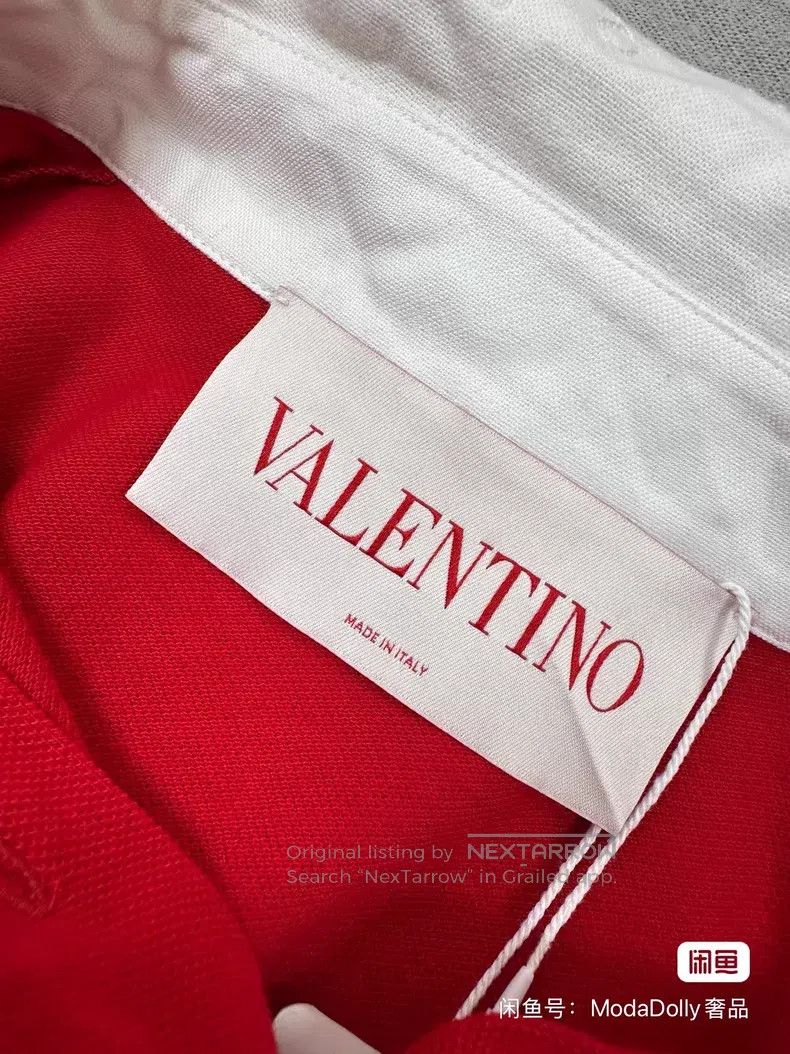 Valentino Valentino Red patchwork lace doll collar top Size M / US 6-8 / IT 42-44 - 5 Thumbnail