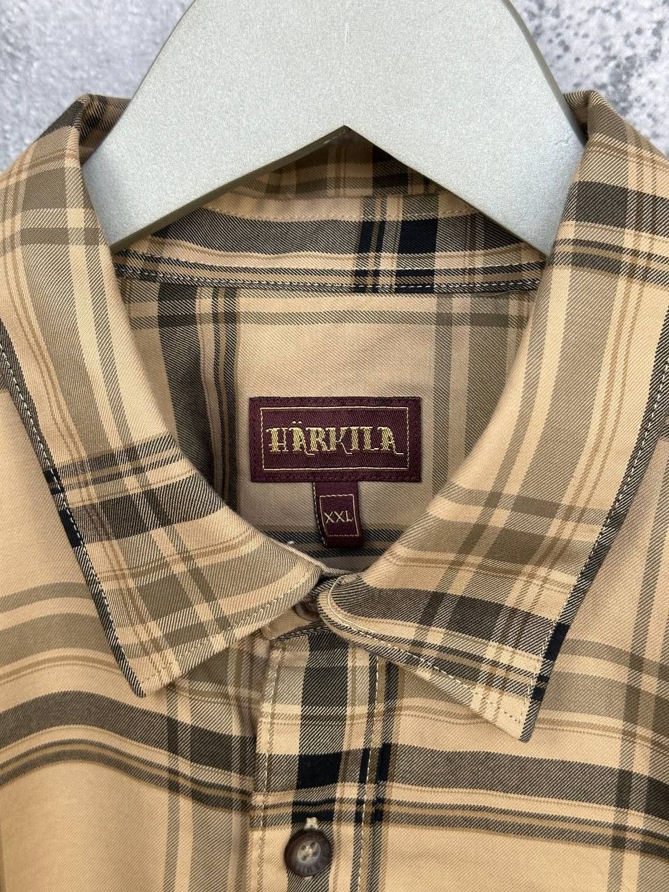 Other Harkila Hunting Plaid Button Up Shirt Outdoor Check LS Size US XXL / EU 58 / 5 - 10 Thumbnail