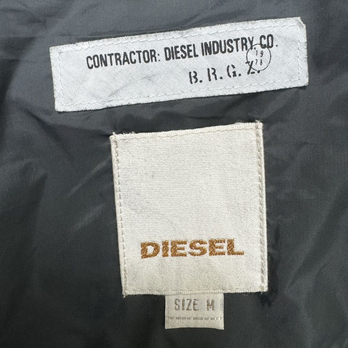 Diesel Diesel Leather Nylon Jacket DMB-W: RR55 Size US M / EU 48-50 / 2 - 16 Thumbnail