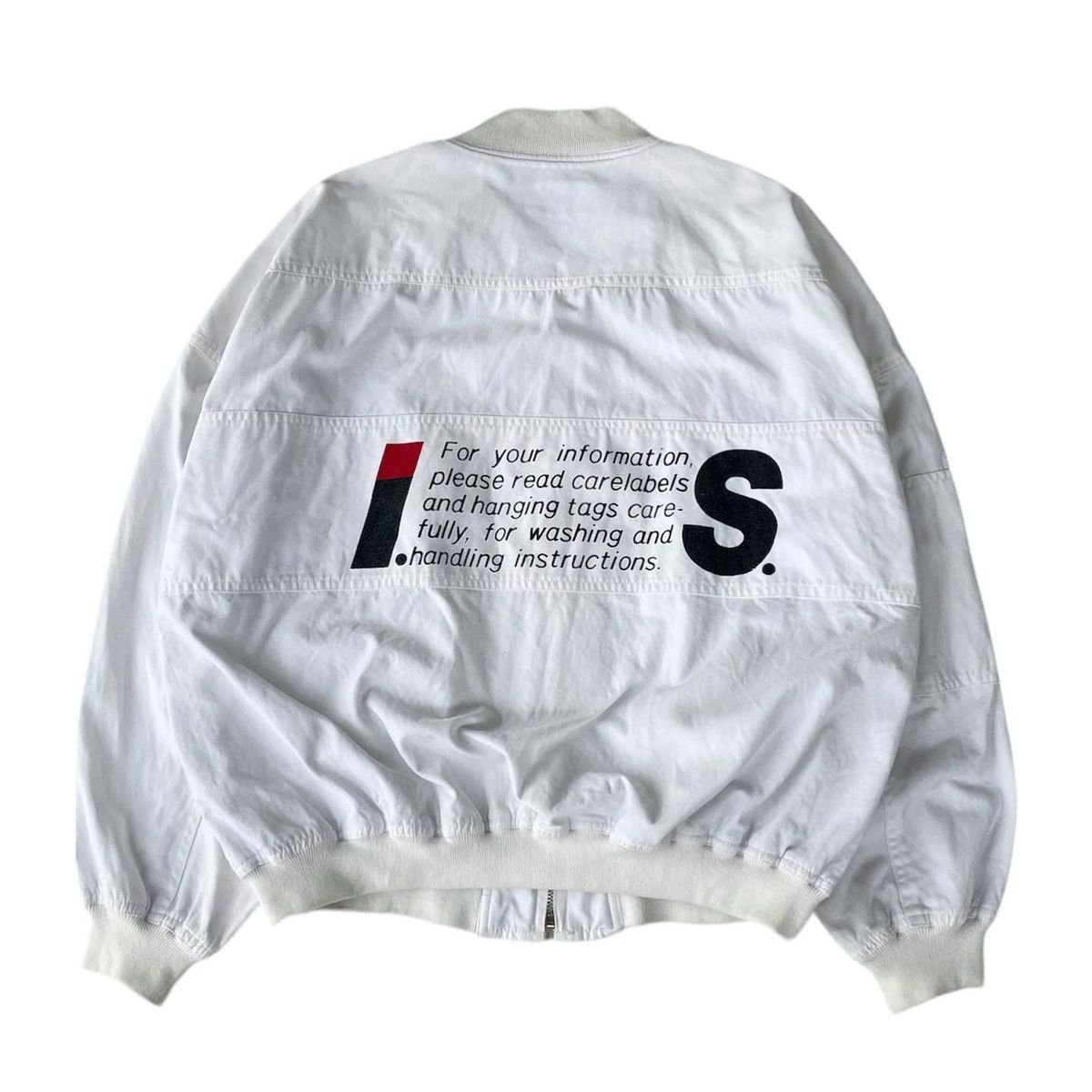 Issey Miyake ISSEY MIYAKE Care Label Bomber Jacket Size US L / EU 52-54 / 3 - 1 Thumbnail