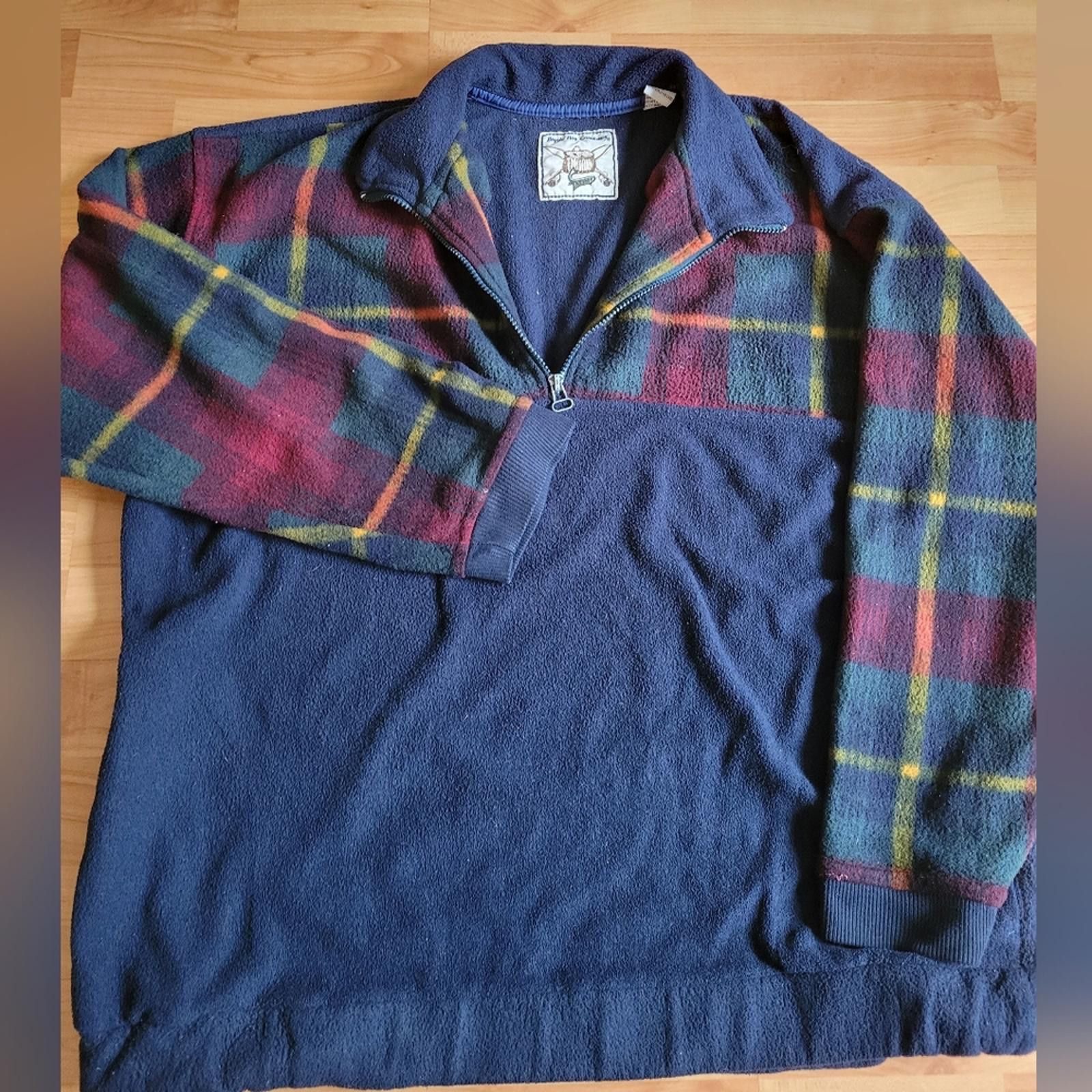 Bugle Boy Vintage Bugle Boy Plaid Fleece XL Lumberjack Grandpacore Size US XL / EU 56 / 4 - 1 Thumbnail