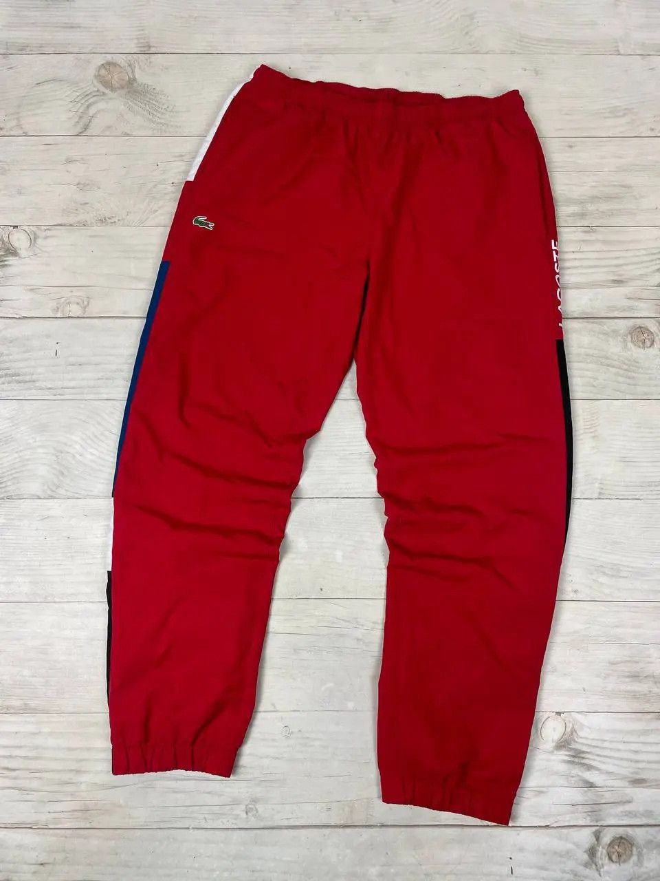Lacoste Lacoste Nylon Track Pants Striped Y2K Size US 38 / EU 54 - 2 Thumbnail