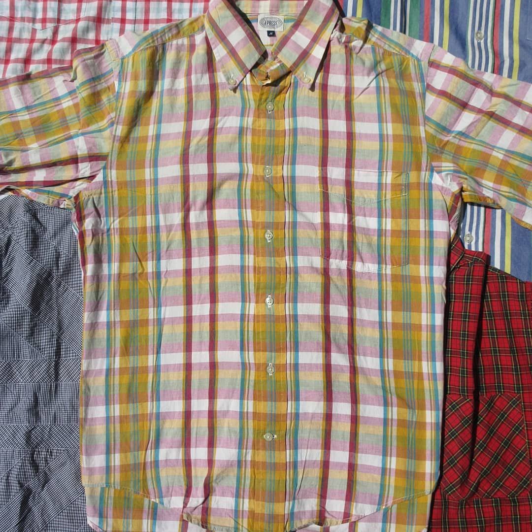 J. Press Vintage J Press Ivy League Short Sleeve Shirt Madrass Size US M / EU 48-50 / 2 - 1 Thumbnail