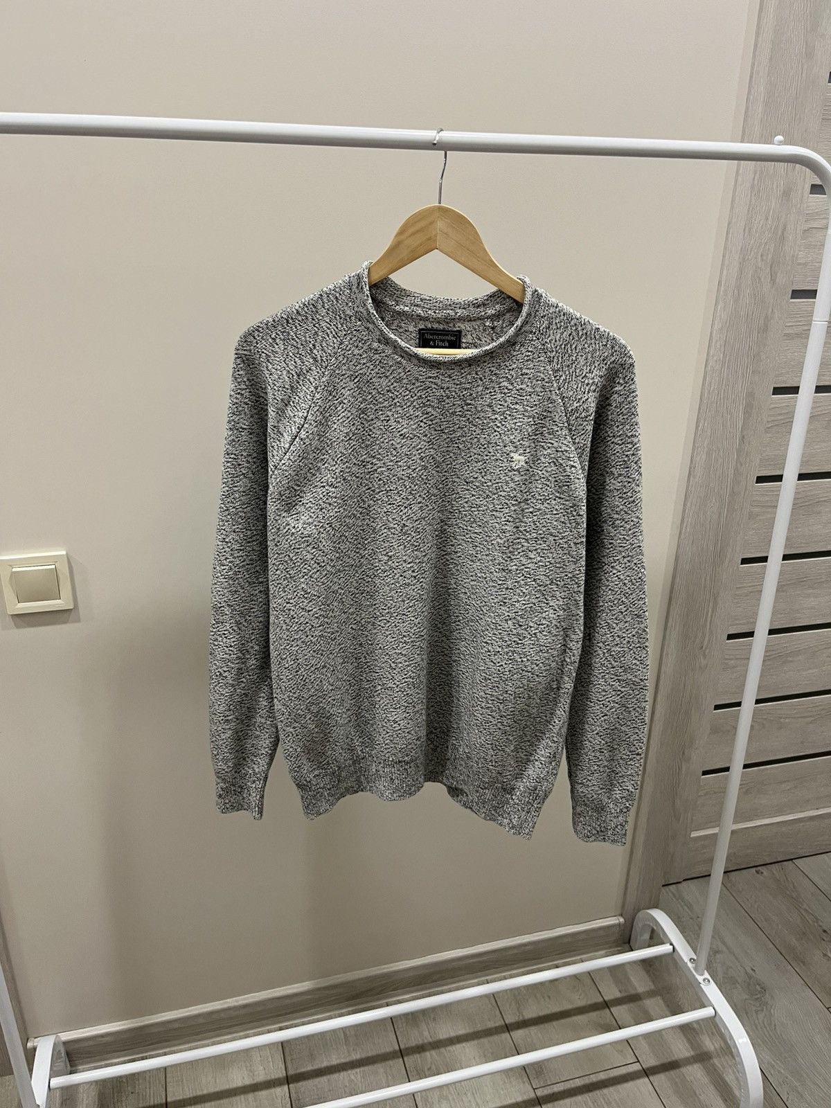 If Six Was Nine Vintage 90s Abercrombie Y2K Sweater Grey Size L Knit Size US L / EU 52-54 / 3 - 1 Thumbnail