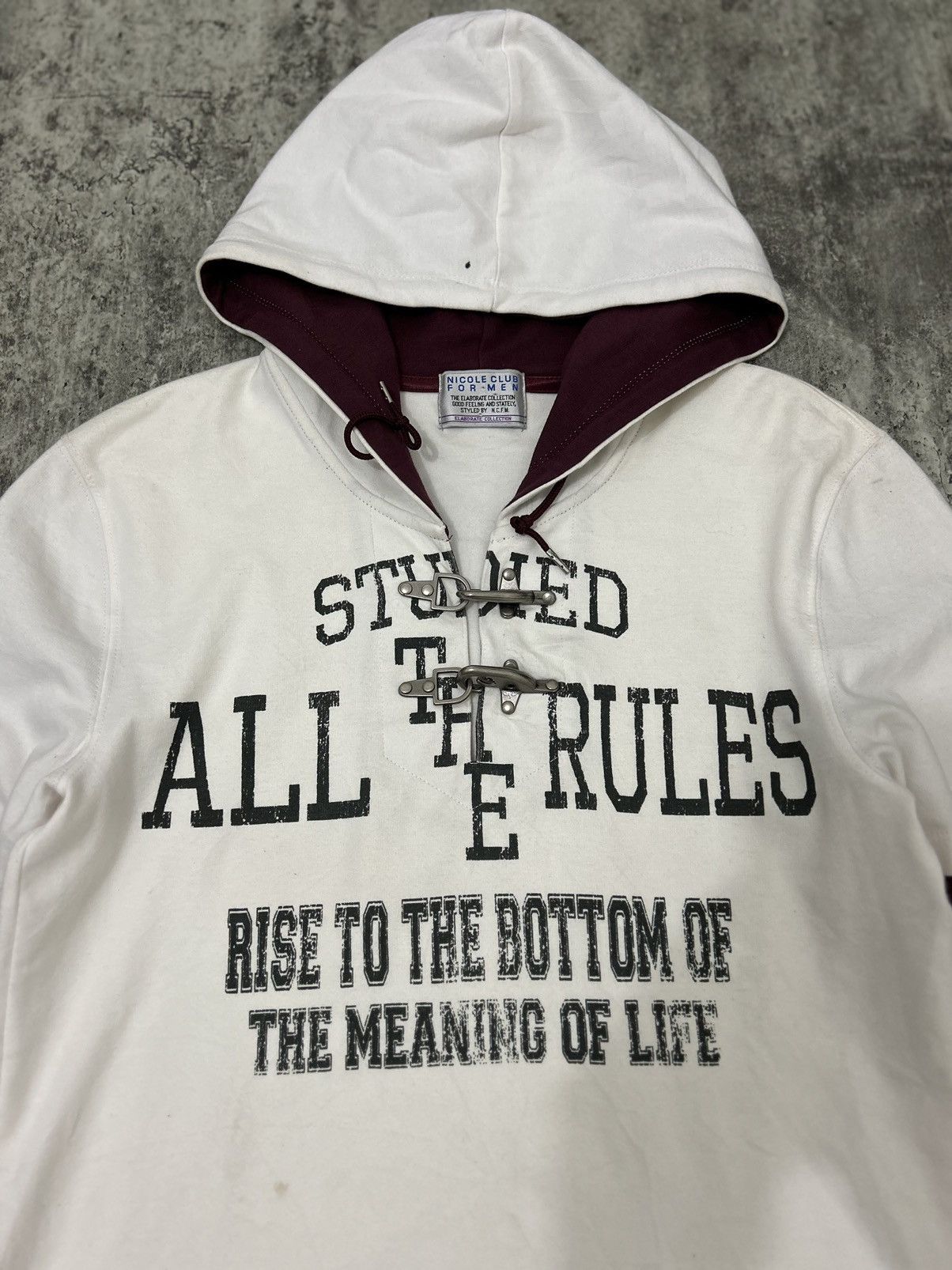 Nicole Club Nicole Club For Men Long Tshit Hoodie Size US S / EU 44-46 / 1 - 2 Thumbnail