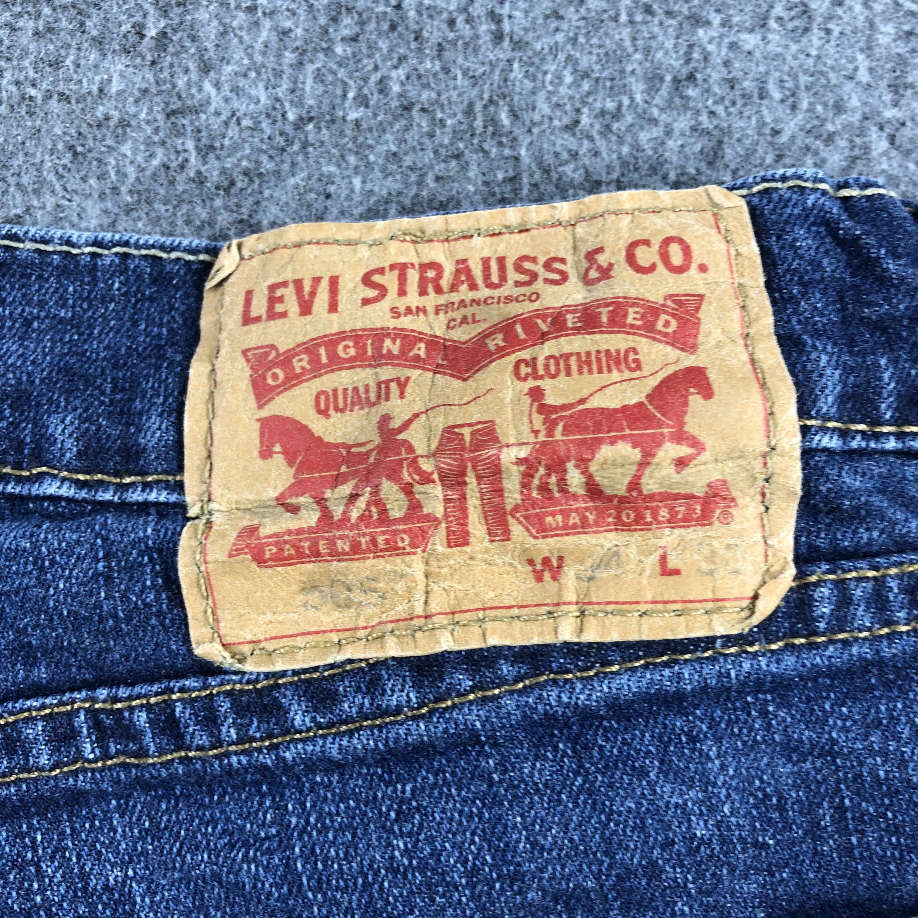 Levi's Vintage Blue Wash Levis 505 Jeans-J2287 Size US 34 / EU 50 - 5 Thumbnail