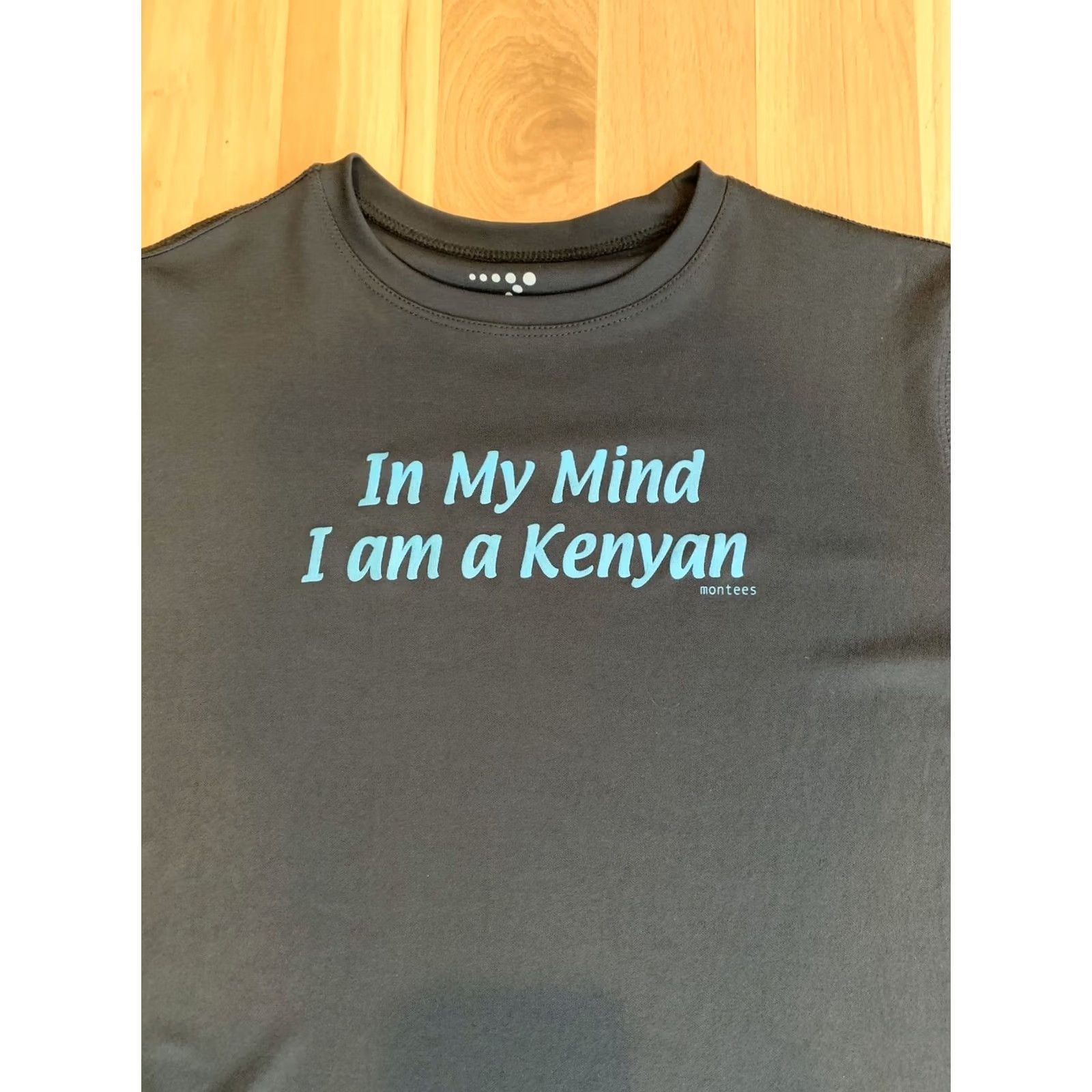 Vintage VINTAGE Zorrel In My Mind I Am A Kenyan Women’s M Black T-Shirt Running VTG Mens? Size M / US 6-8 / IT 42-44 - 2 Thumbnail
