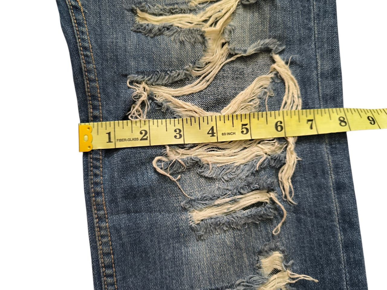 Japanese Brand PPFM Super Distressed Denim Size US 32 / EU 48 - 14 Thumbnail