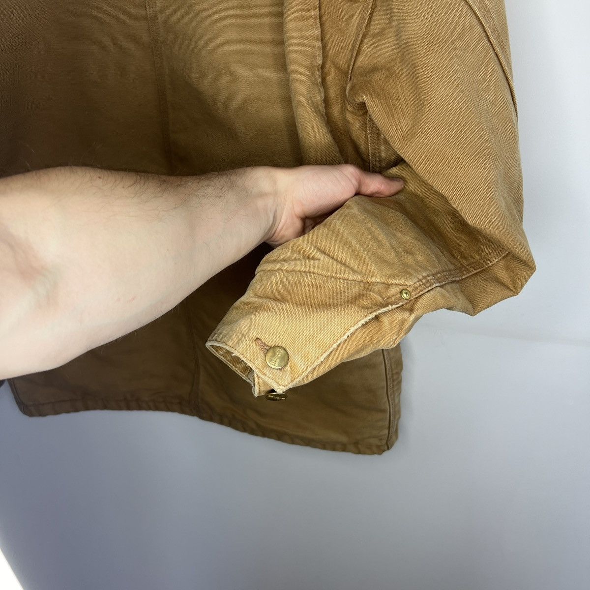 Carhartt × Vintage Vintage Carhartt Detroit Jacket Brown Work Wear Y2K 90s Size US M / EU 48-50 / 2 - 11 Thumbnail