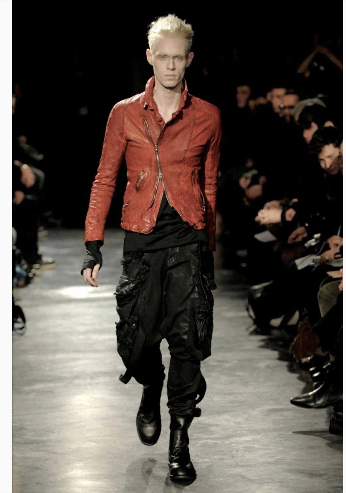 Julius Julius red double rider jacket Size US M / EU 48-50 / 2 - 2 Thumbnail