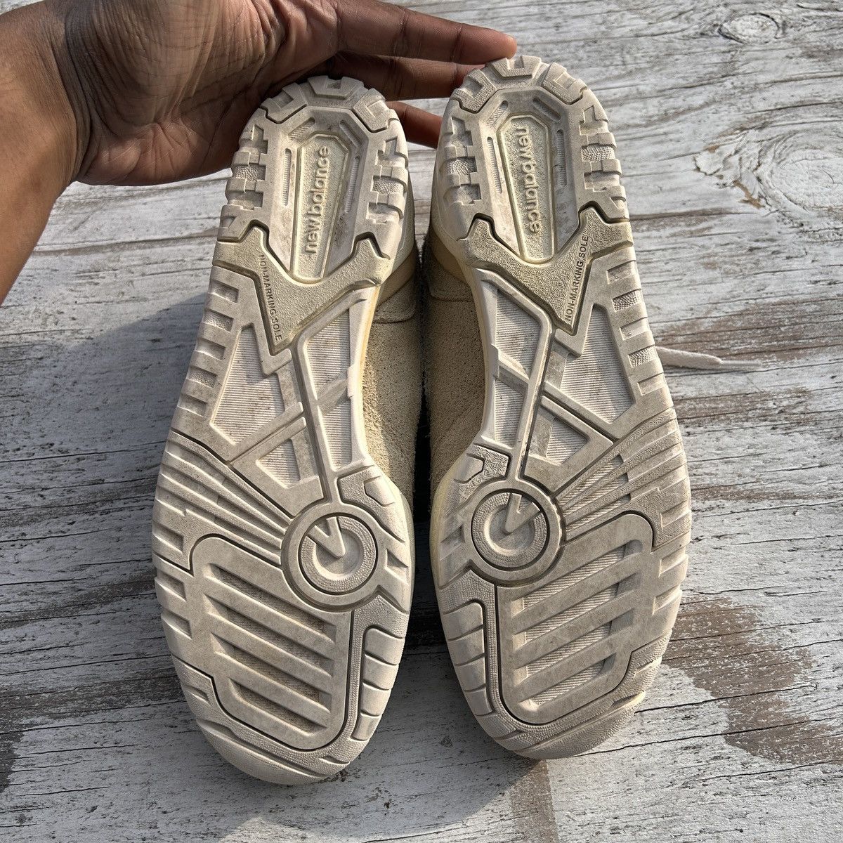 Aime Leon Dore × New Balance ALD x New Balance 550s Tan Size 9.5 Size US 9.5 / EU 42-43 - 7 Thumbnail