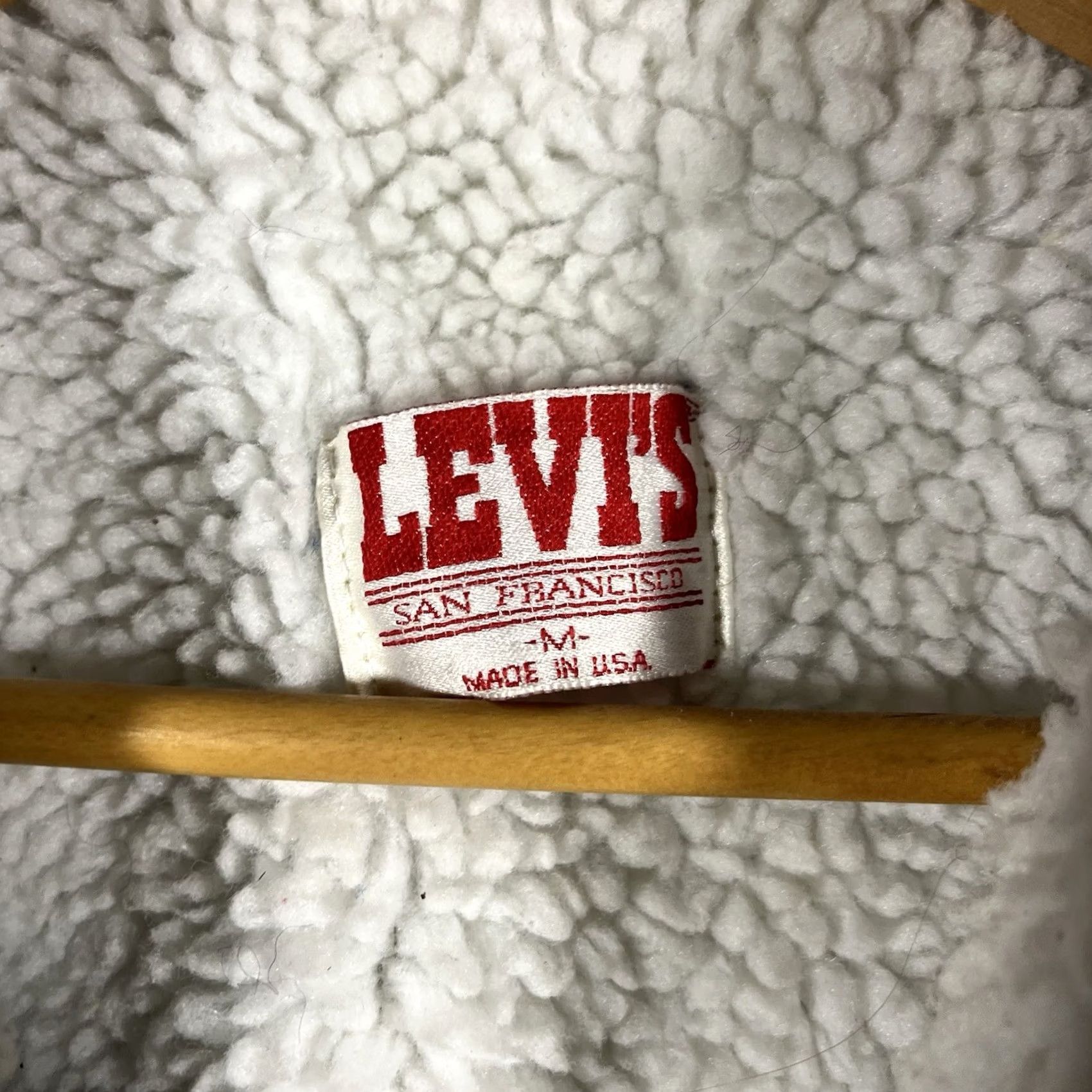 Levi's VINTAGE Levi's Denim Jacket Mens M Blue 1982 USA Sherpa Lined Denim Jacket Size US M / EU 48-50 / 2 - 7 Thumbnail