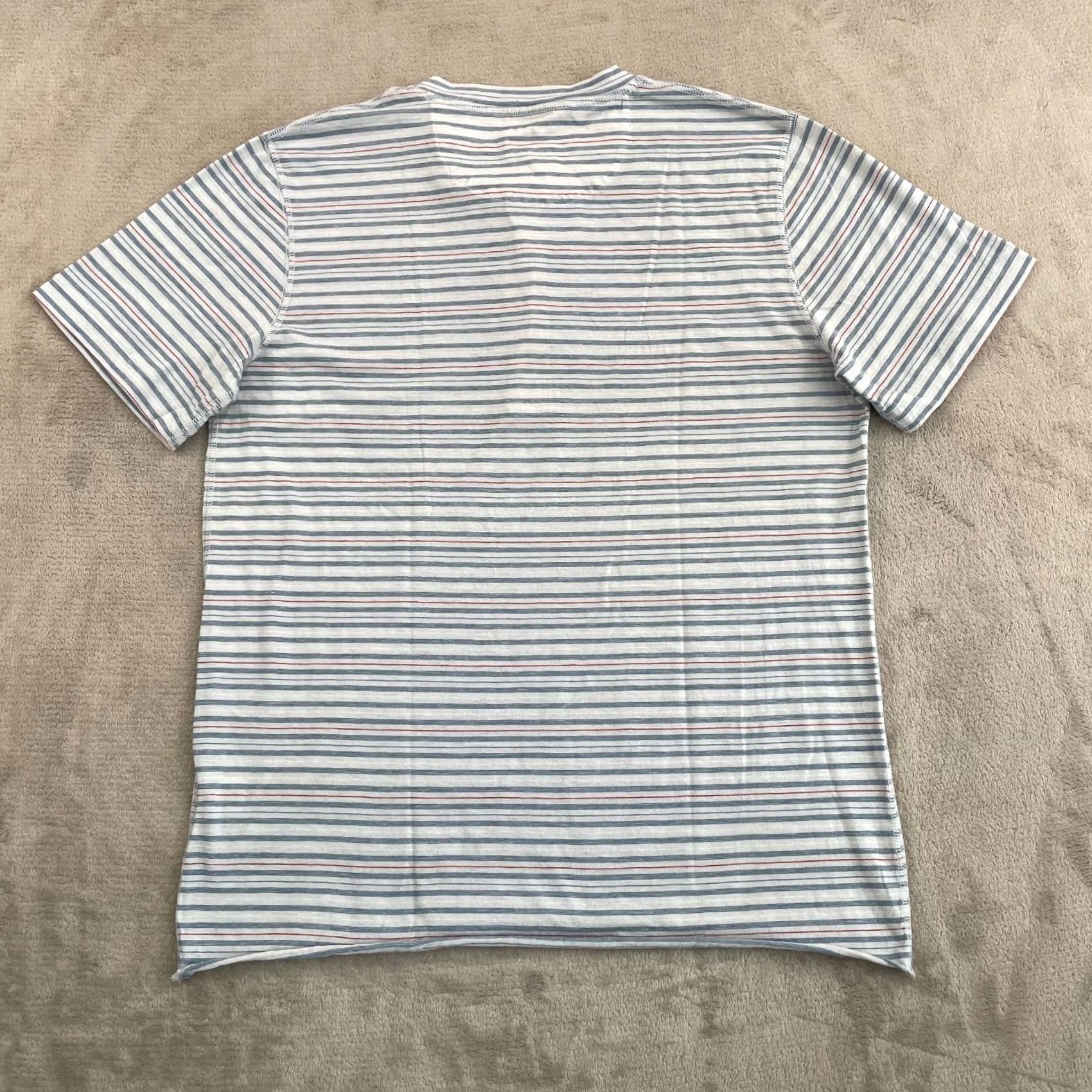 Billy Reid VINTAGE Billy Reid Henley Shirt Men M Grey Multi Striped Blade Collar NWOT 148 Size US M / EU 48-50 / 2 - 4 Thumbnail