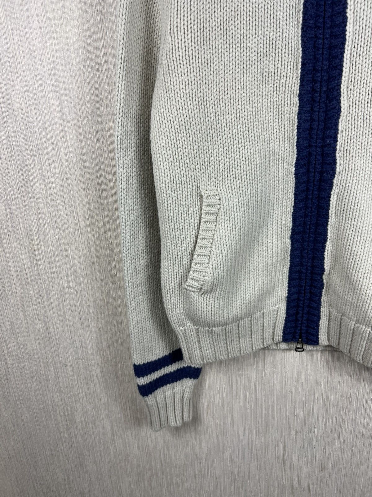 Tommy Hilfiger Vintage Tommy Hilfiger heavy knit zip wool hoodie cardigan Size US XL / EU 56 / 4 - 6 Thumbnail