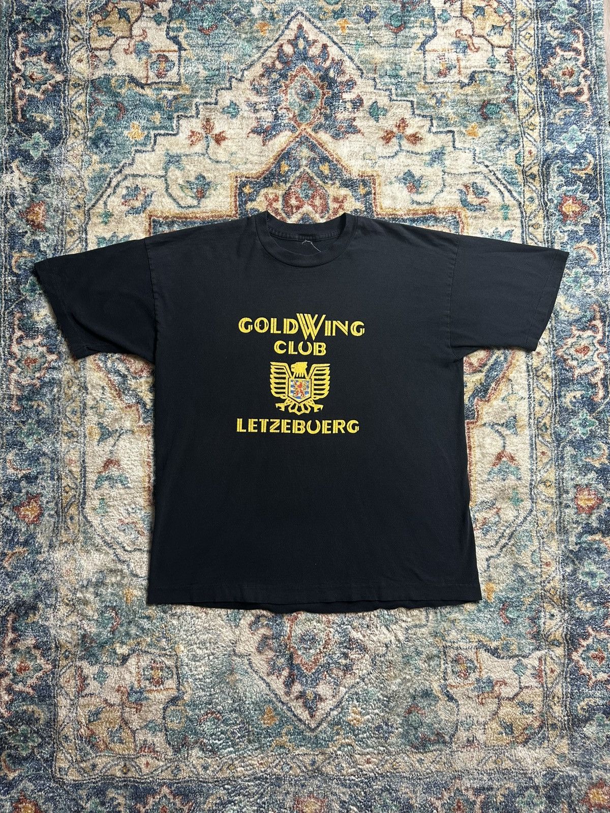 Vintage Vintage 90s GoldWing Club Biker T-shirt Size XL Size US XL / EU 56 / 4 - 1 Thumbnail