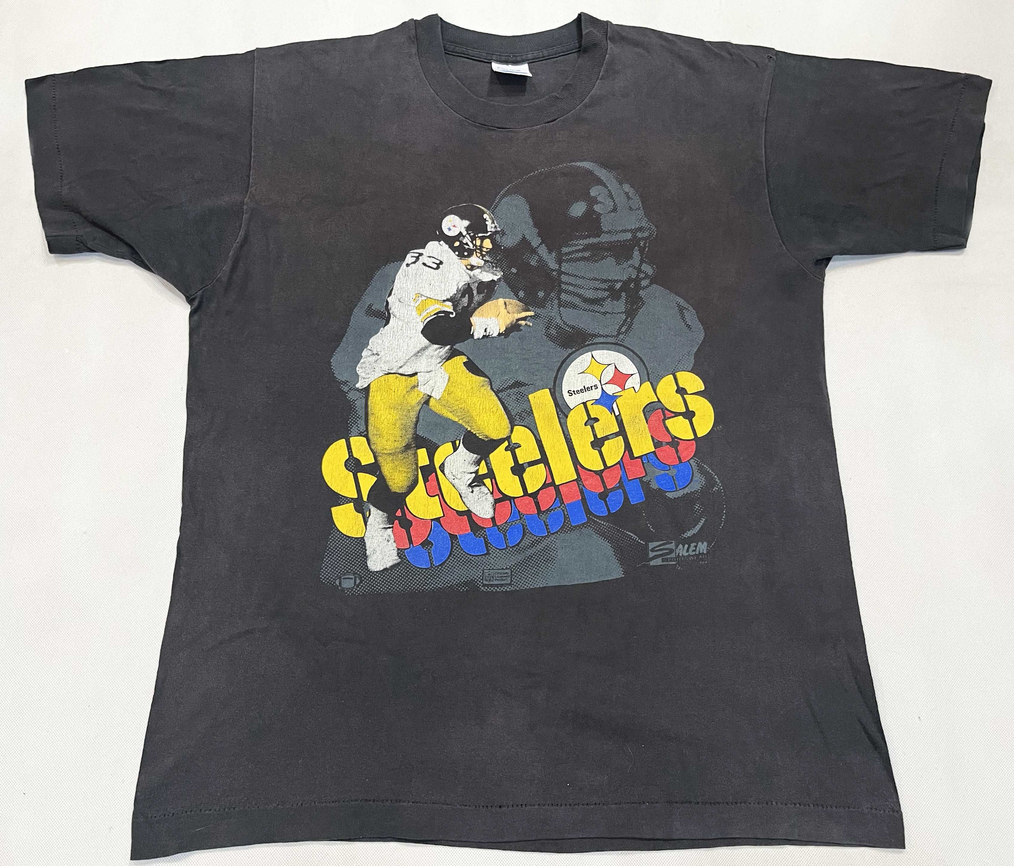 NFL × Salem Sportswear × Vintage Vintage Salem NFL Pittsburgh Steelers T-Shirt Size US L / EU 52-54 / 3 - 1 Thumbnail