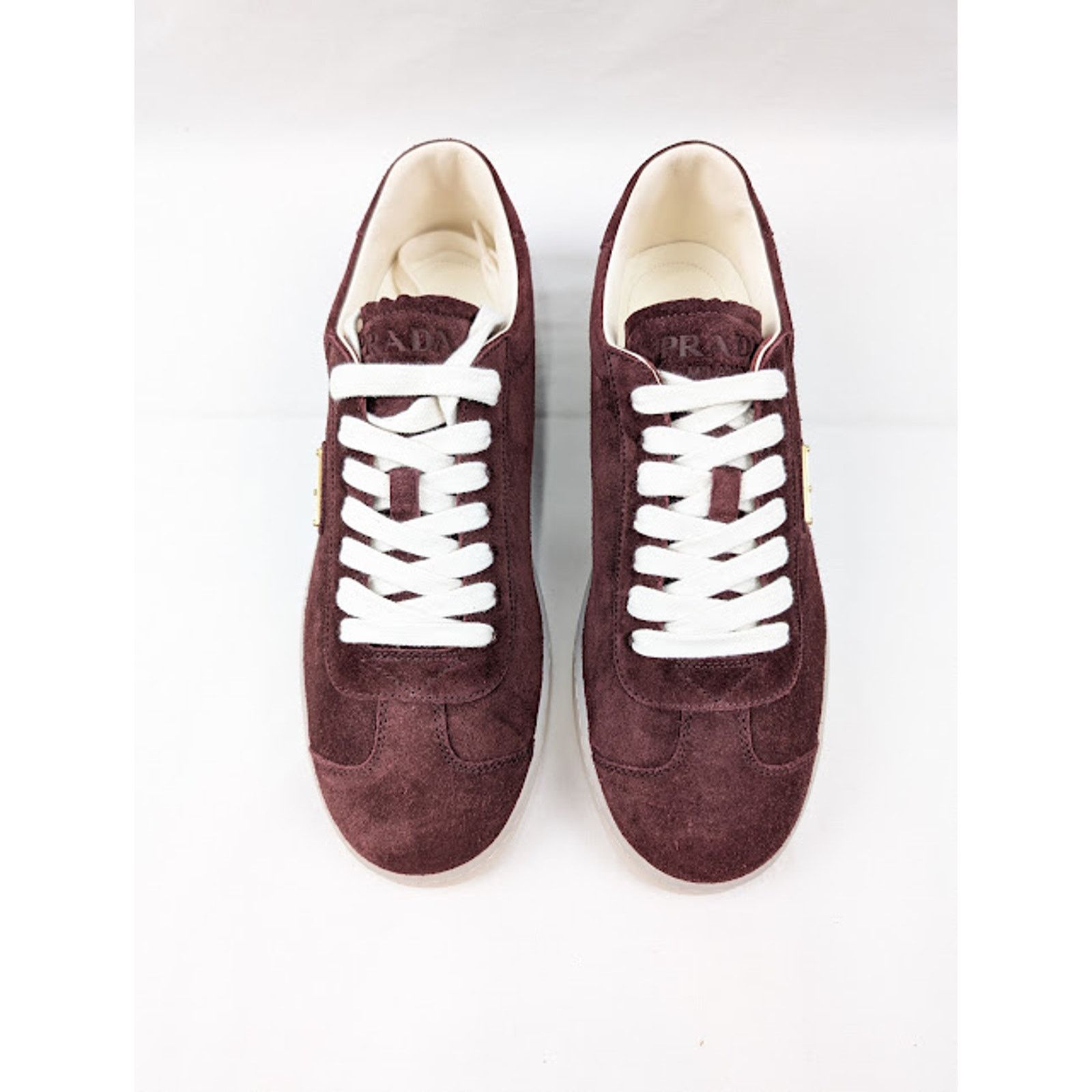 Prada o1rshd1 Low-Top Sneakers in Bordeaux Size US 10.5 / EU 43-44 - 15 Thumbnail