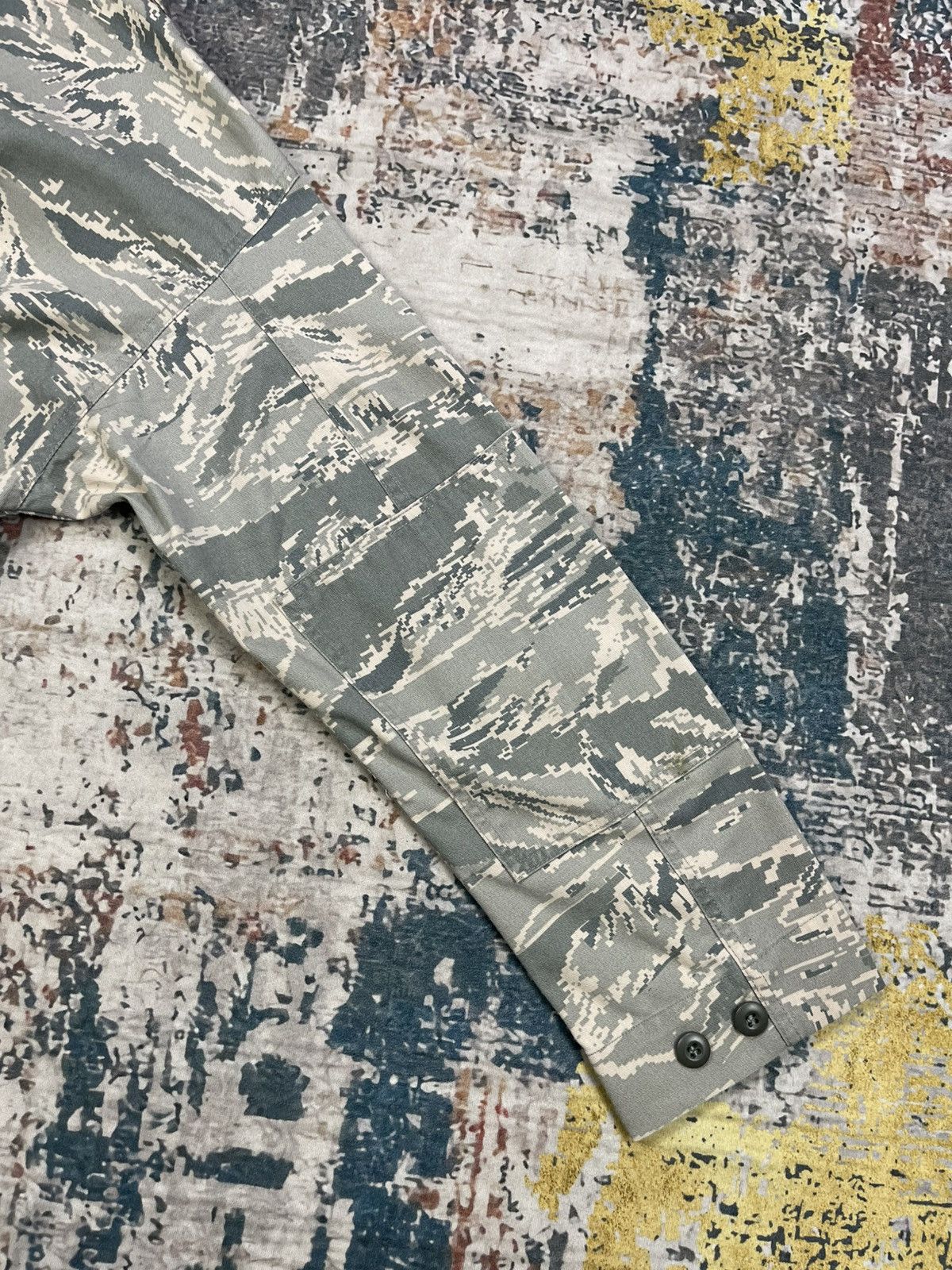 Vintage Vtg US Air Force Camouflage Utility Field Jacket Size S / US 4 / IT 40 - 6 Thumbnail