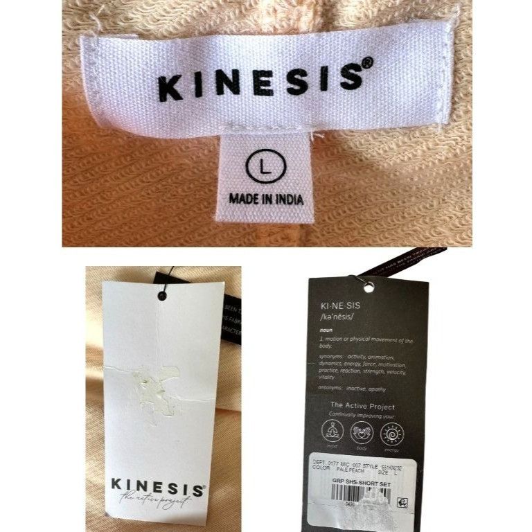 Other NWT Kinesis Rag Top Pullover Large Peach Cotton Casual Kanga Size L / US 10 / IT 46 - 14 Thumbnail
