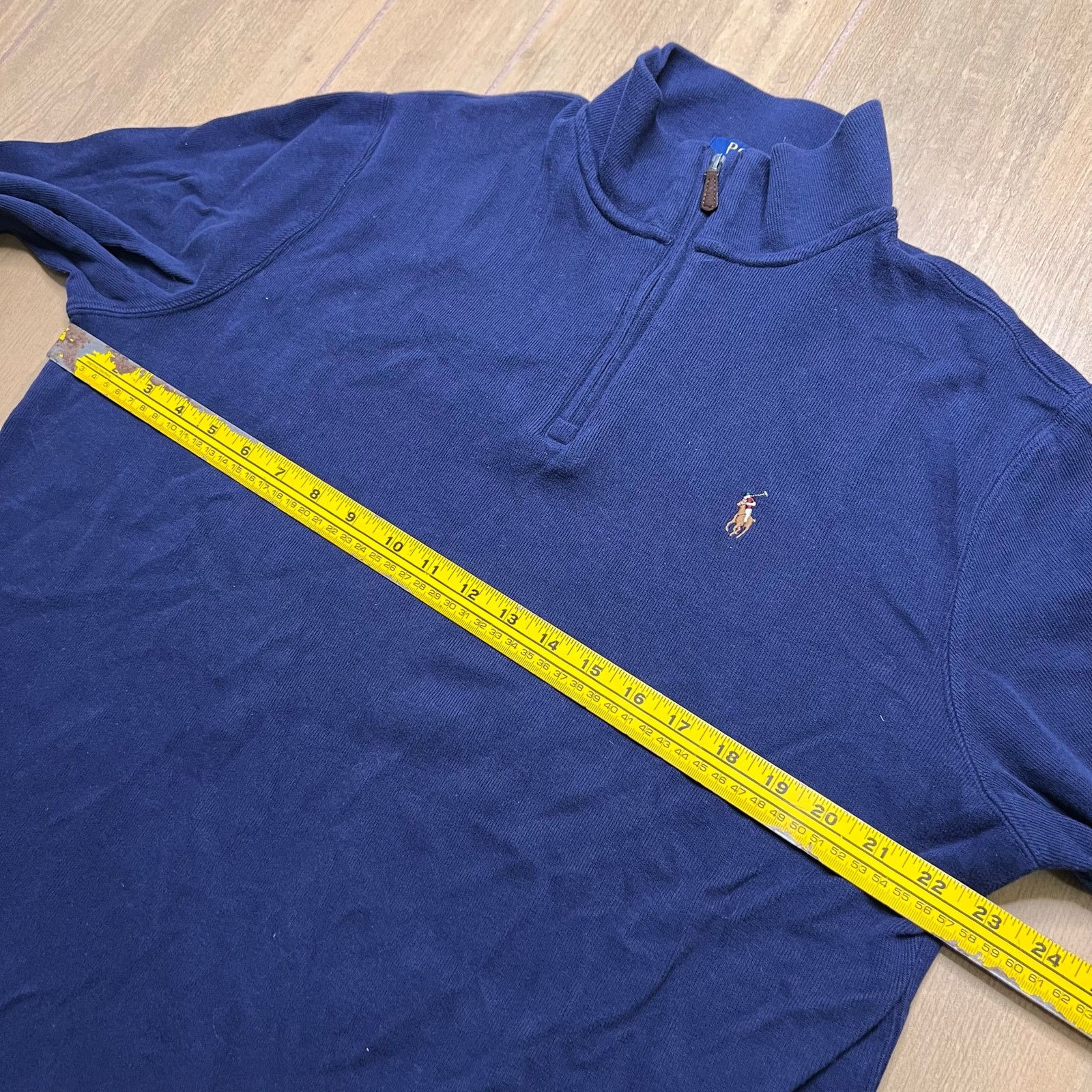 Polo Ralph Lauren Polo Ralph Lauren Men's Sz L Estate-Rib Cotton Quarter-Zip Size US L / EU 52-54 / 3 - 6 Thumbnail