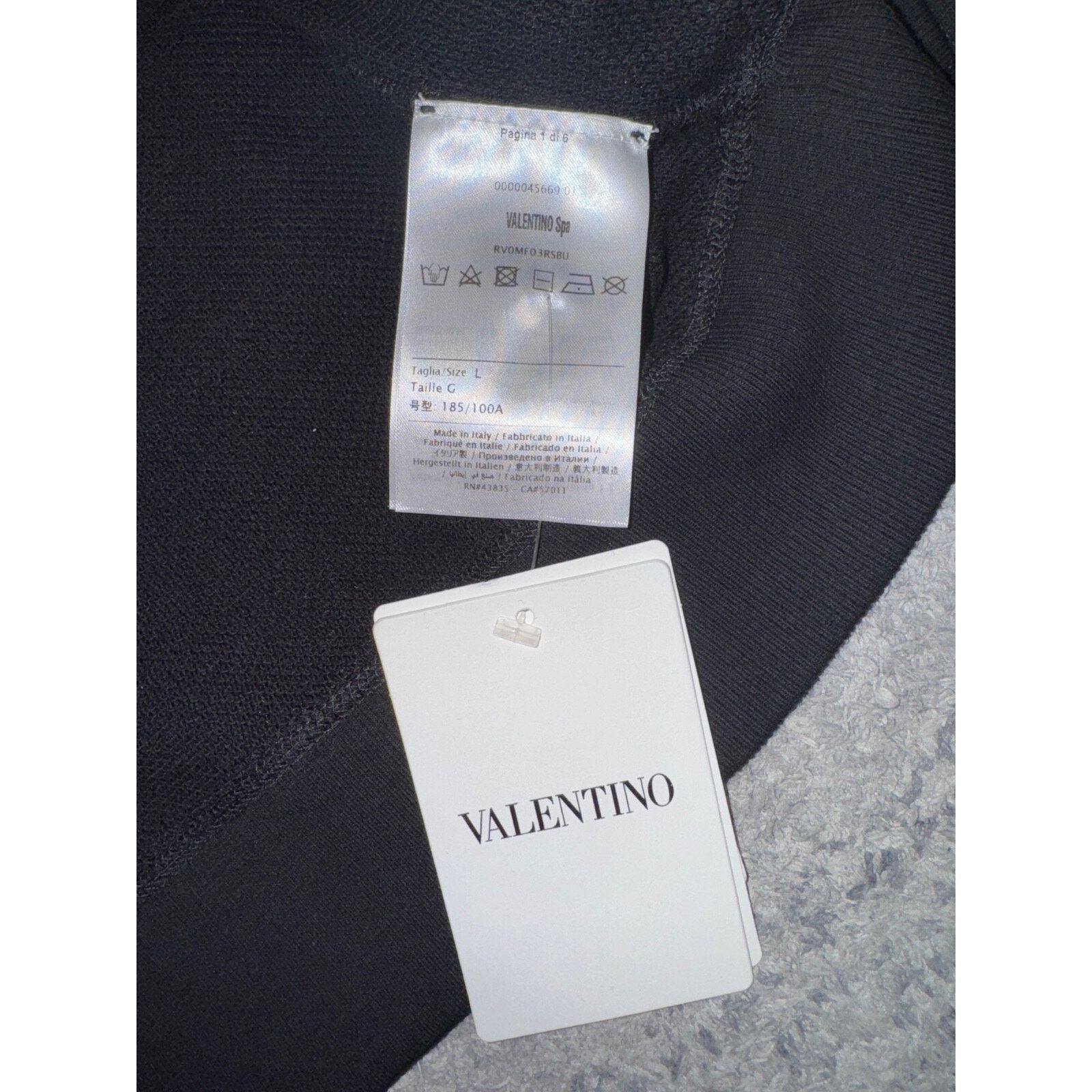 Valentino Valentino Garavani Print Hoodie Hooded Cotton L Large Size US L / EU 52-54 / 3 - 8 Thumbnail