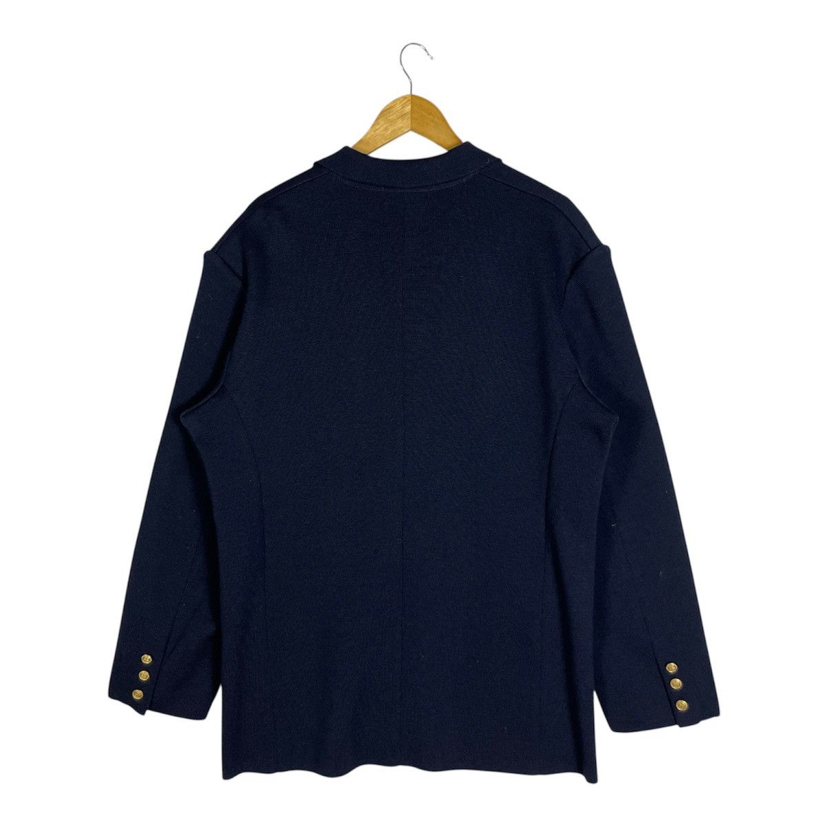 Valentino Valentino Garavani Sport Crest Emblem 100% Wool Knit Jacket Size US M / EU 48-50 / 2 - 2 Thumbnail