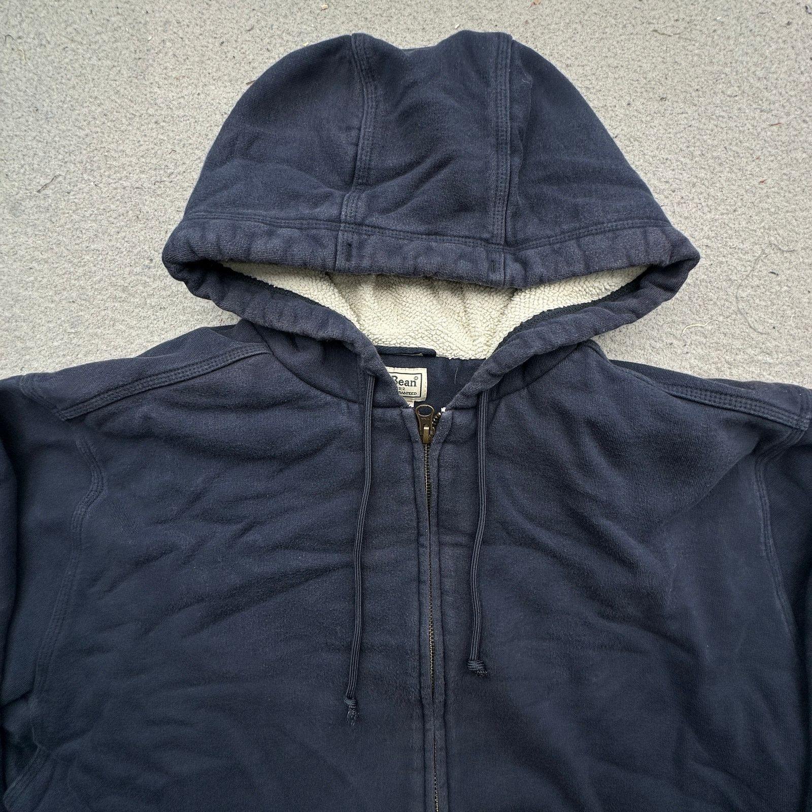 L.L. Bean LL Bean Katahdin Iron Works Sherpa Lined Hoodie Large Zip Size US XL / EU 56 / 4 - 7 Thumbnail